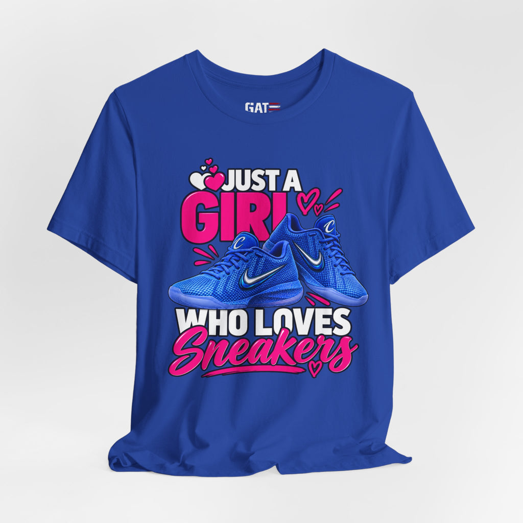 Caitlin Clark Caitlin 1s Just a Girl Sneaker Shirt | Style 1