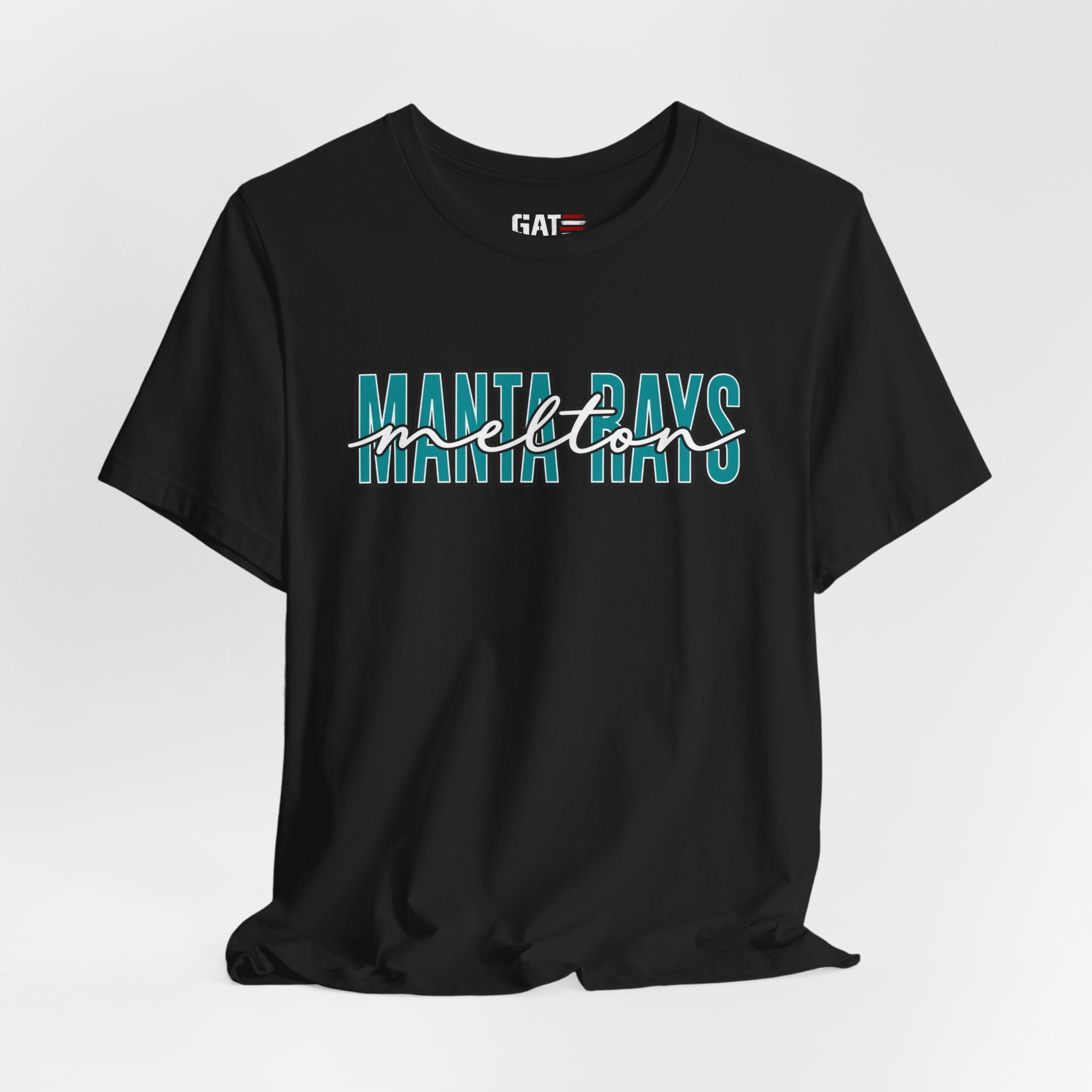 Melton Elementary Script Tee Teal