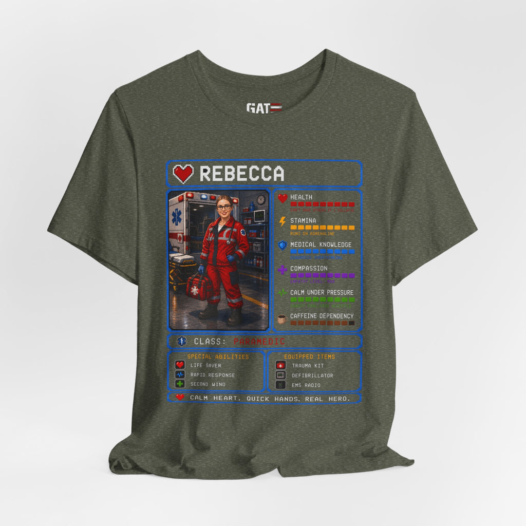 Custom Paramedic RPG Character Shirt | Personalized EMT Gift
