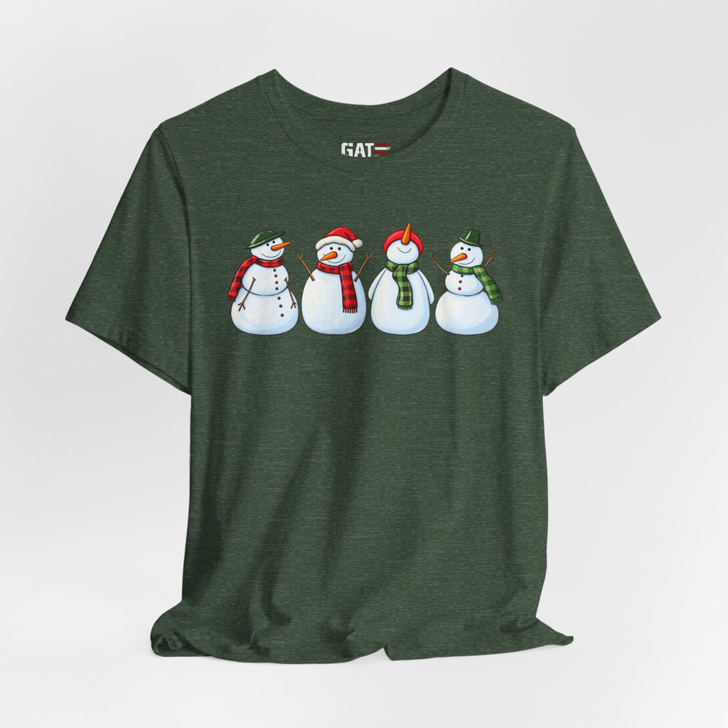 Snowman Winter Graphic T-Shirt - product mockup view 18