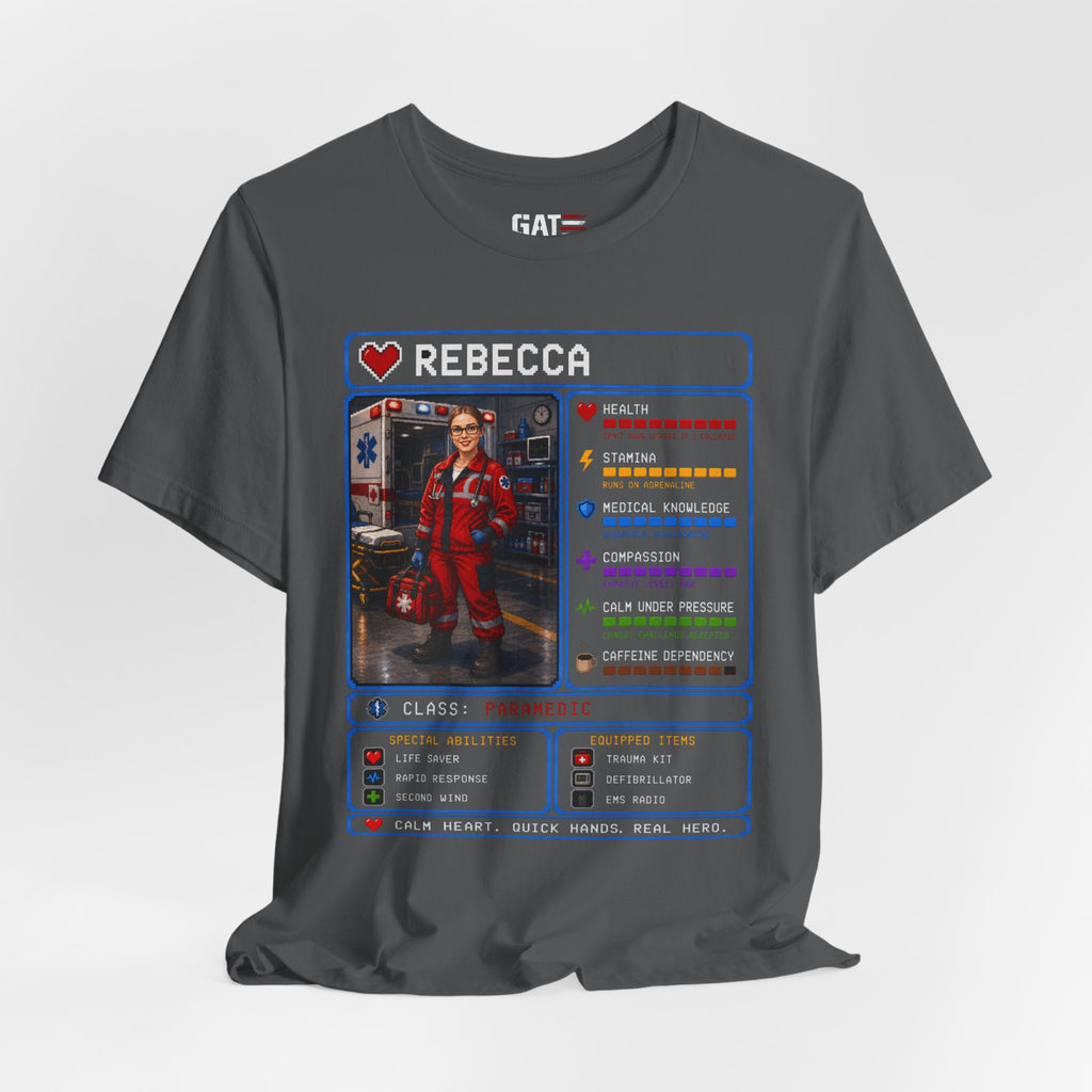 Custom Paramedic RPG Character Shirt | Personalized EMT Gift