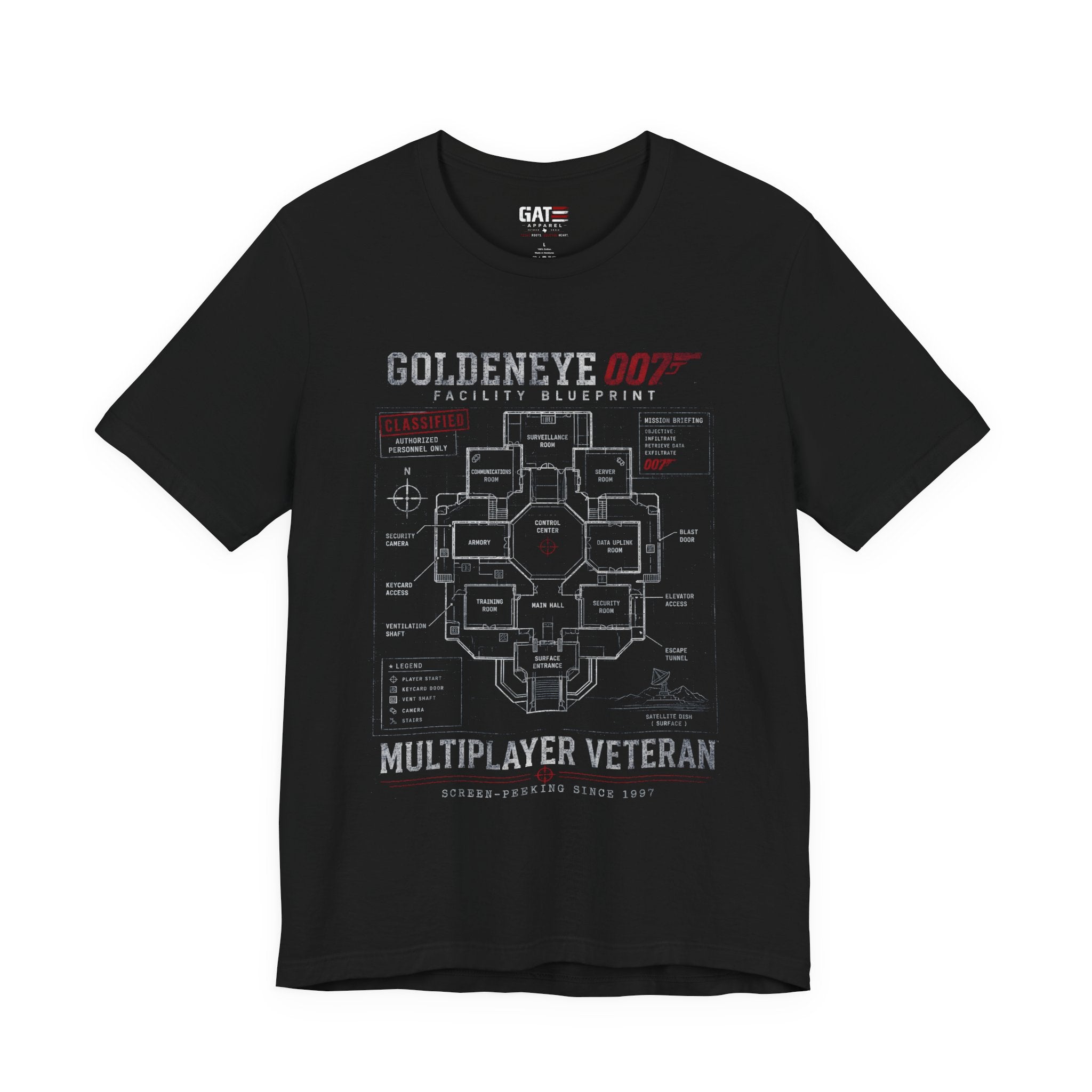 GoldenEye 007 Shirt, Retro Gaming Shirt, N64 Gamer Gift, 90s Gaming Shirt, Father's Day Gift for Him