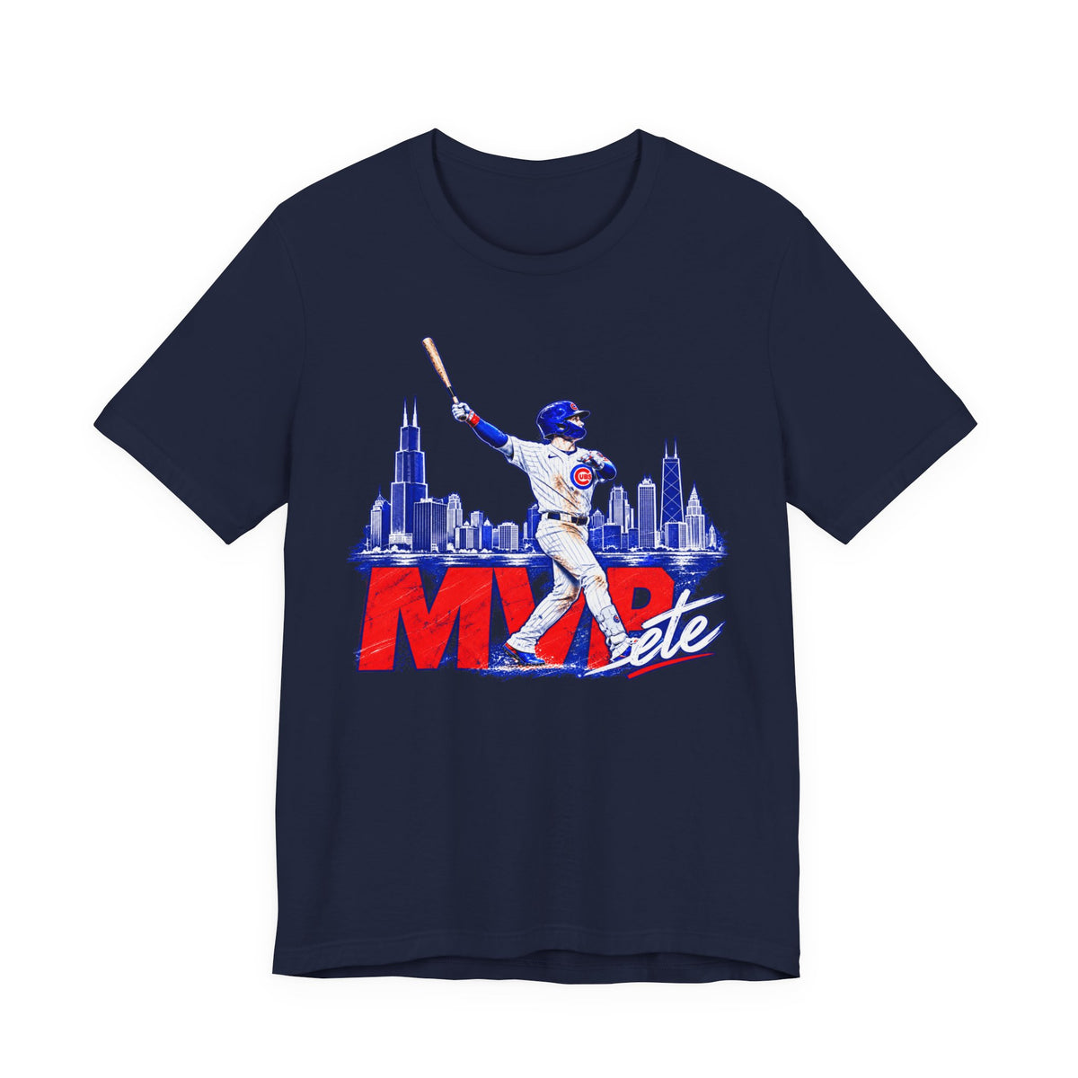 Chicago Cubs Pete Crow-Armstrong MVP Skyline Batting T-Shirt - product image 5