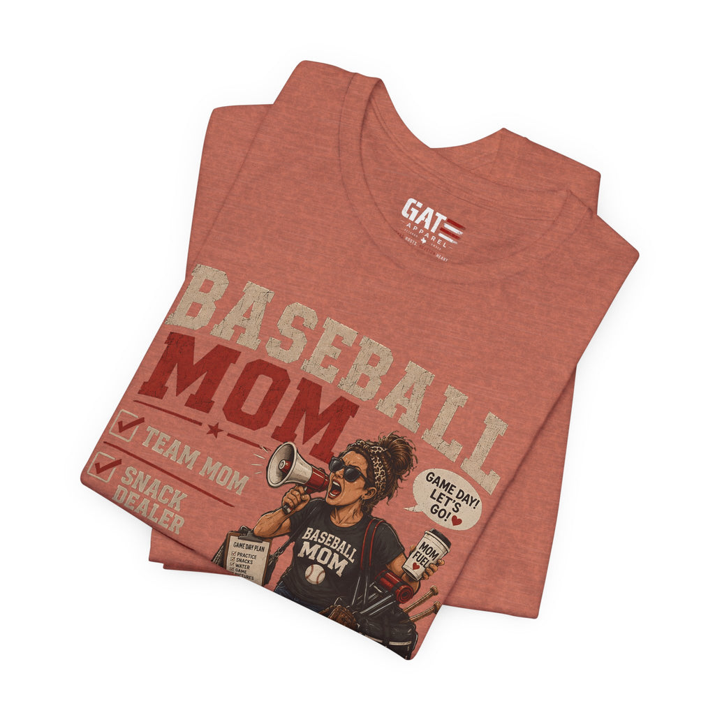 Baseball Mom Shirt, Baseball Mom Gift, Team Mom Shirt, Sports Mom Tee, Game Day Mom Shirt, Baseball Mama Shirt, Snack Dealer, Biggest Fan