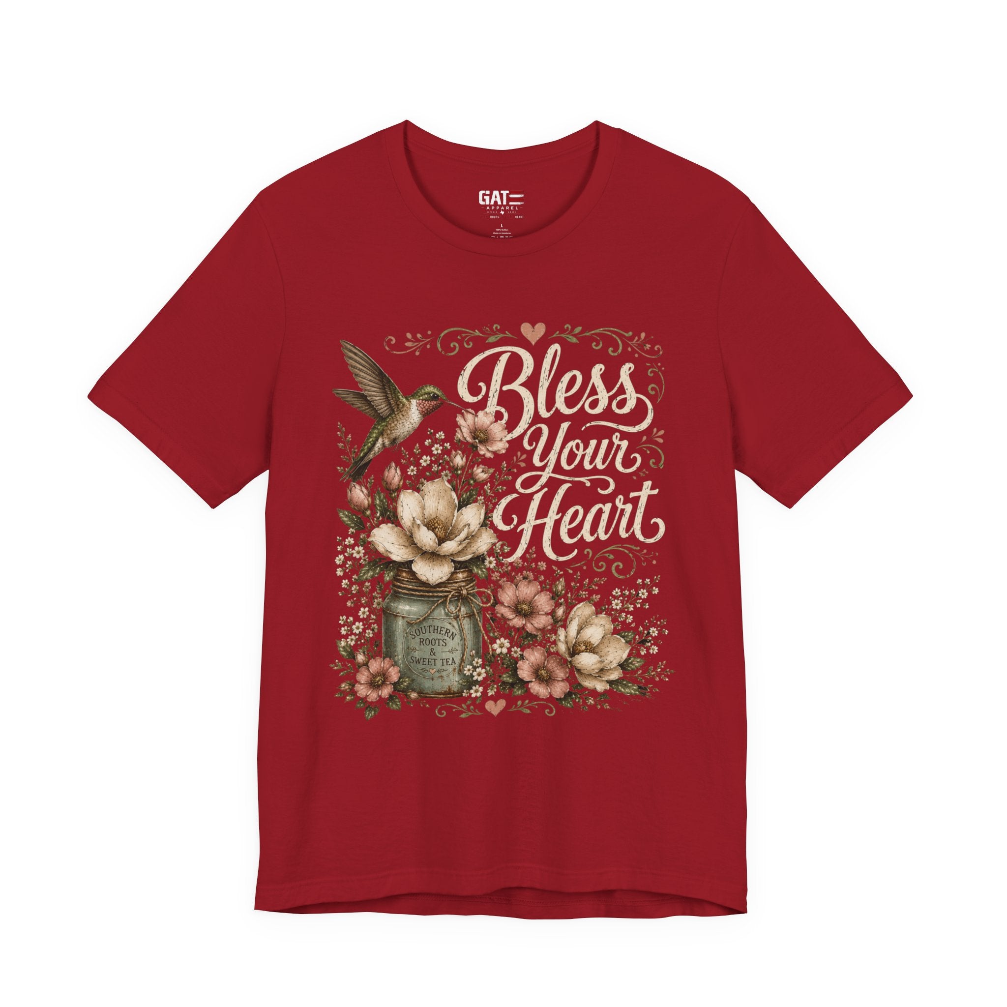 Funny Southern Shirt, Bless Your Heart Tee, Southern Humor Graphic Tee, Magnolia Floral Shirt, Country Girl Gift, Farmhouse Style Tee