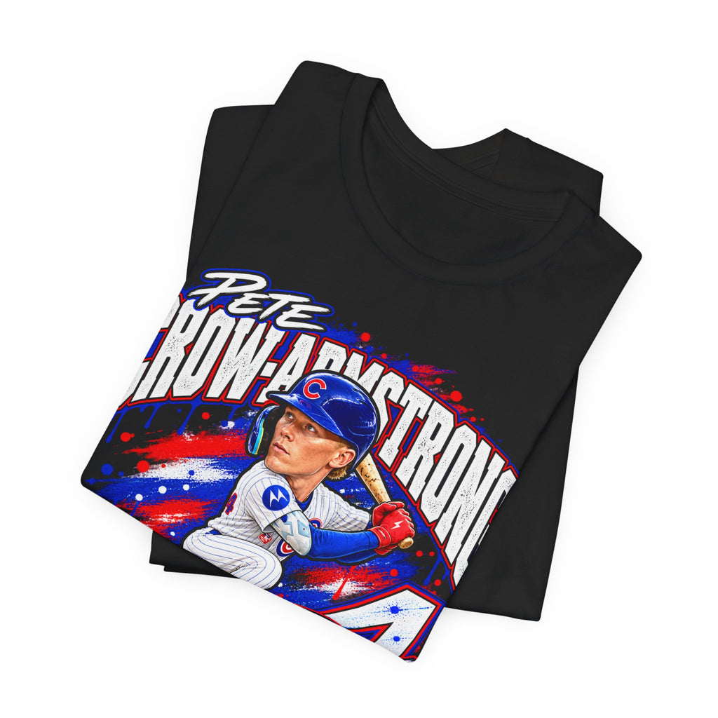 Chicago Cubs Pete Crow-Armstrong No. 4 Caricature T-Shirt - product image 7