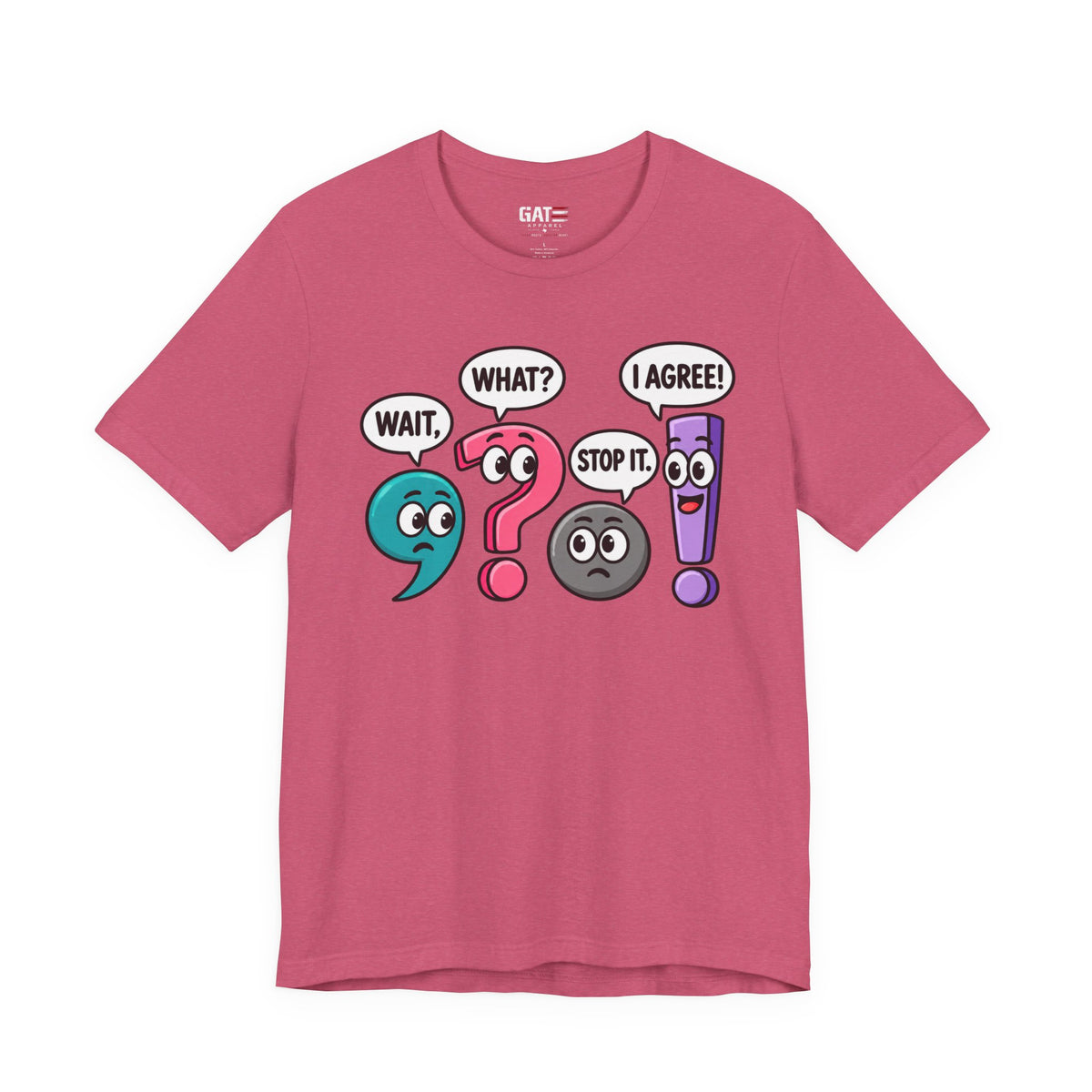 Punctuation Teacher Shirt | Funny Grammar Classroom Tee