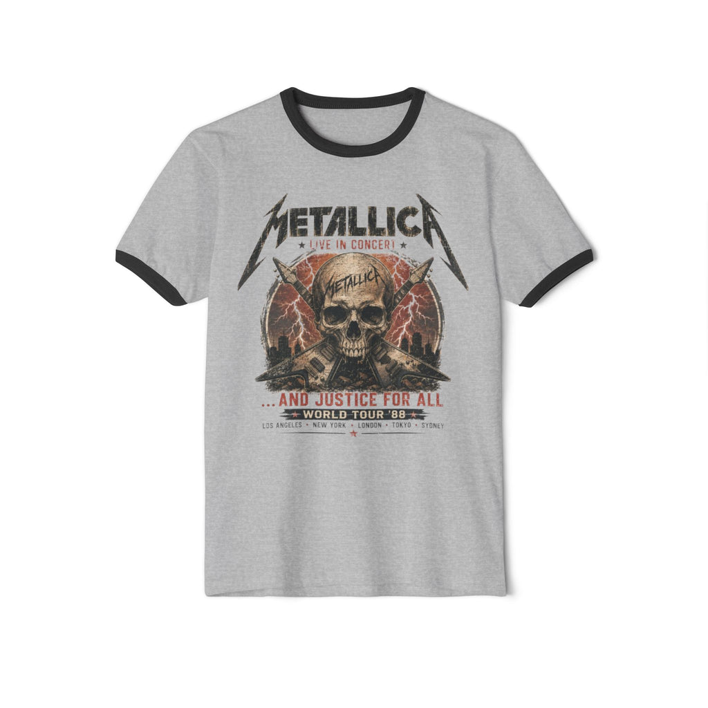 Metallica "And Justice for All" Skull Ringer T-Shirt
