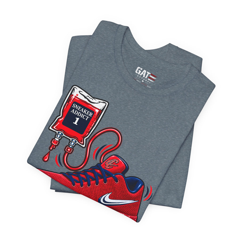 Caitlin Clark Caitlin 1s Addict Red Sneaker Shirt