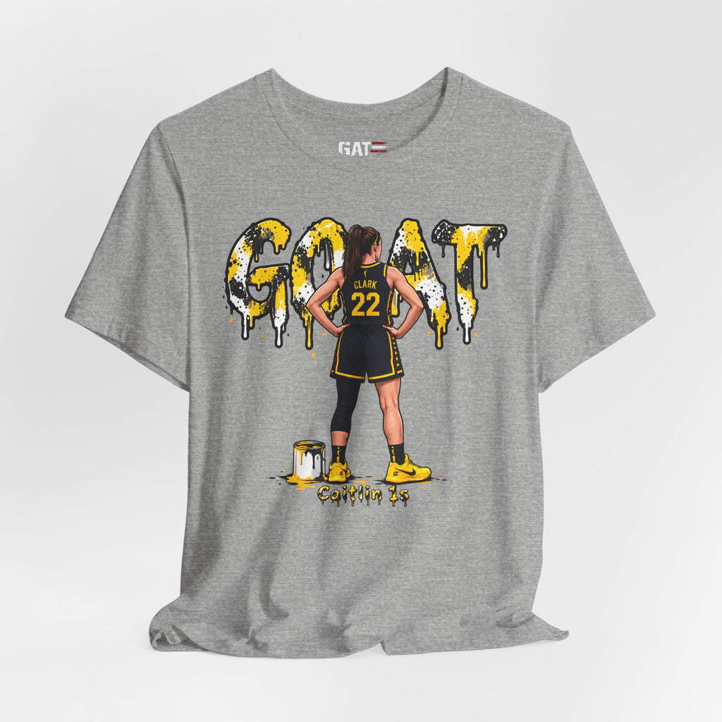 Caitlin Clark Caitlin 1s GOAT Yellow Sneaker Shirt