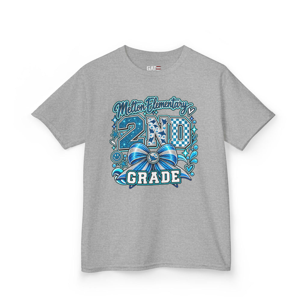 Melton 2nd Grade Kids T‑Shirt — Ribbon Design