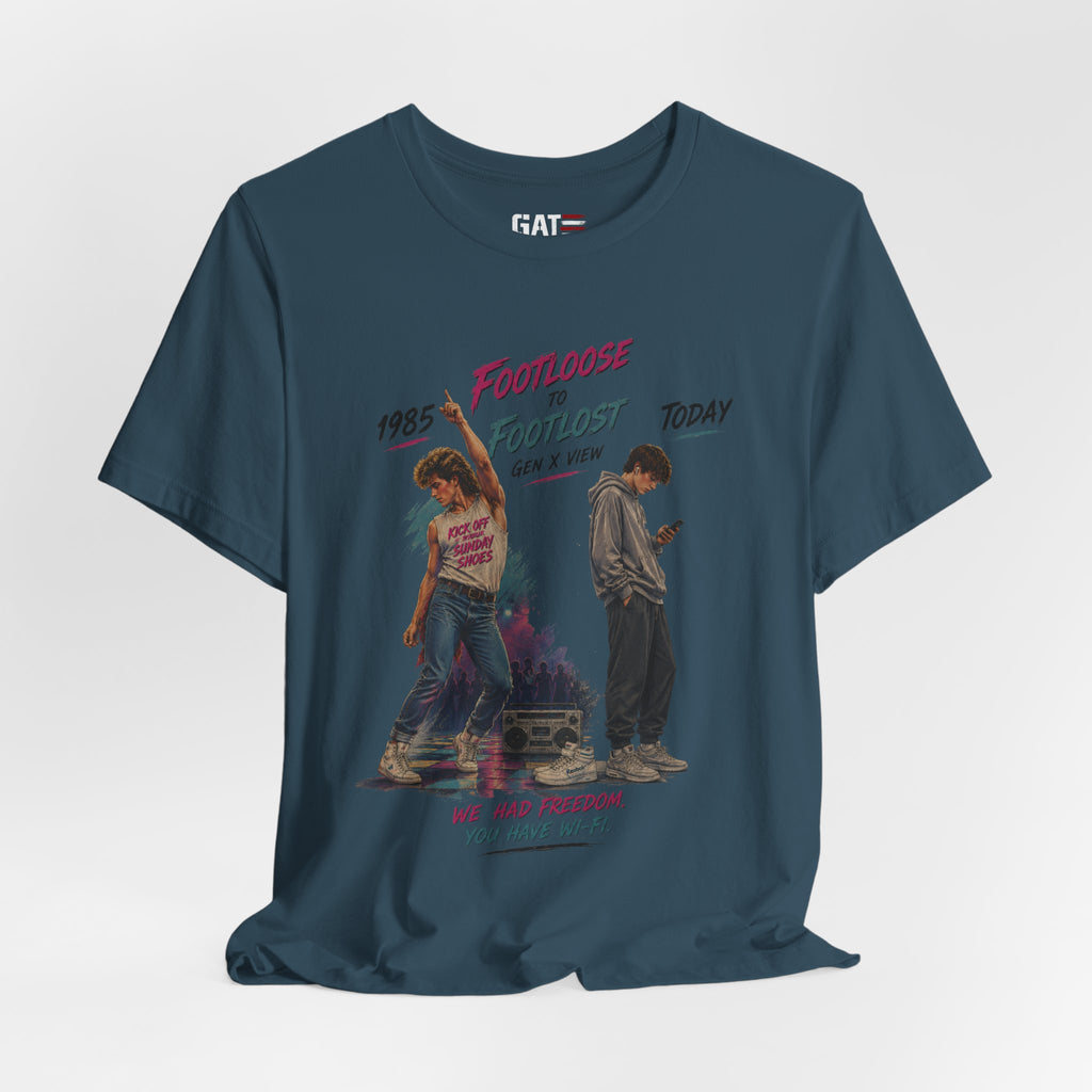 Retro 'Footloose' Movie Graphic Tee — 80s Dance Vintage T-Shirt