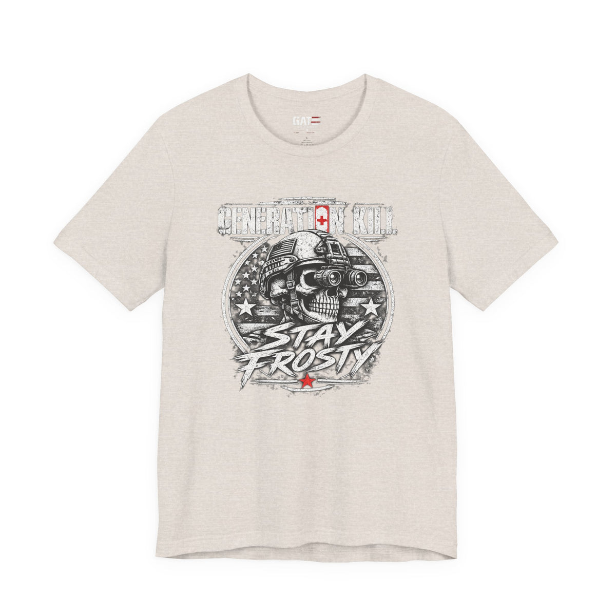 Stay Frosty Skull Shirt | Military Veteran Retro Tee