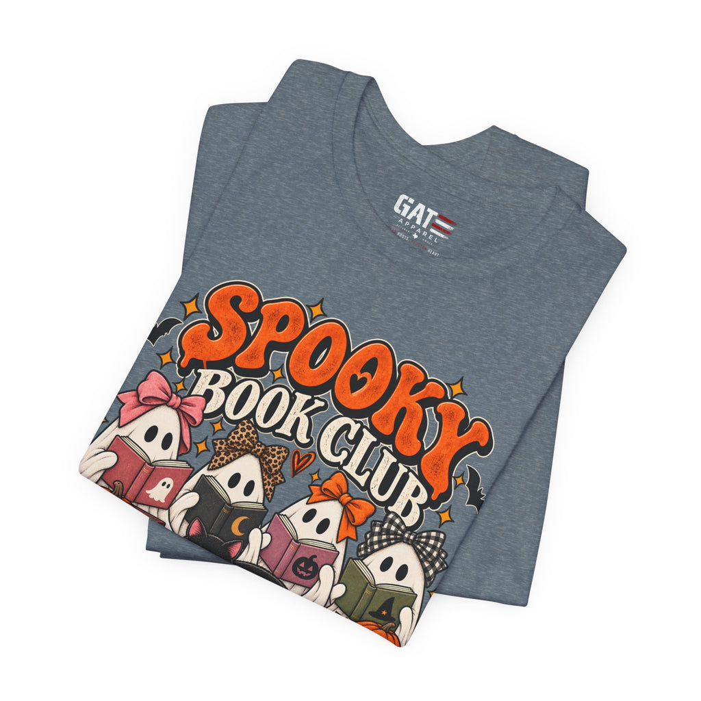 Spooky Book Club Halloween Shirt | Ghost Reading Tee