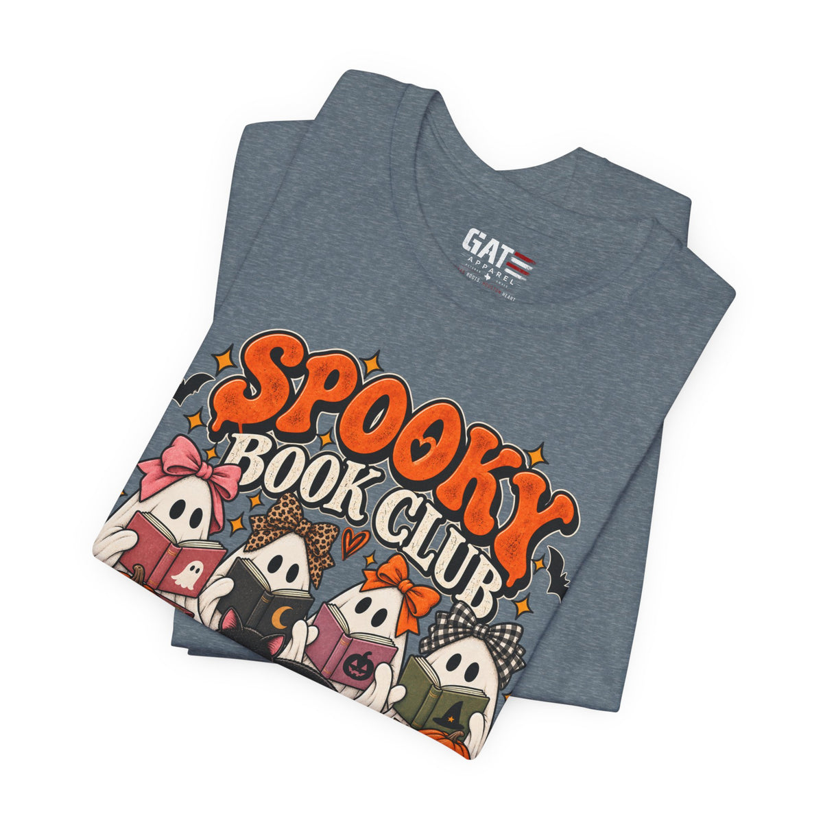 Spooky Book Club Halloween Shirt | Ghost Reading Tee