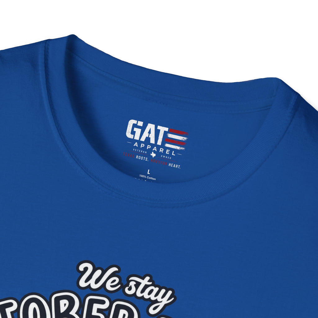 Halloween baseball graphic tee product mockup