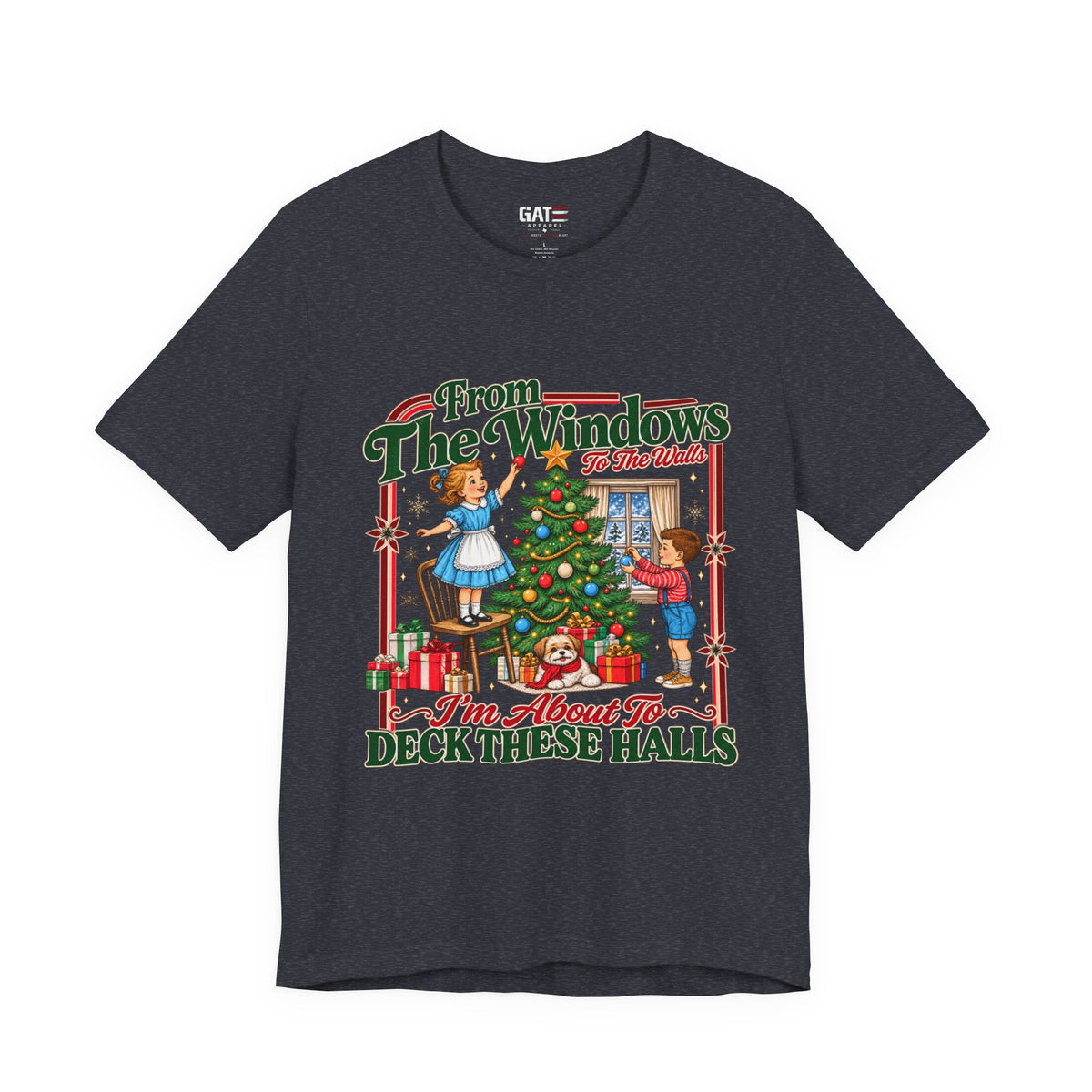 Deck These Halls Christmas Shirt | Funny Holiday Tee