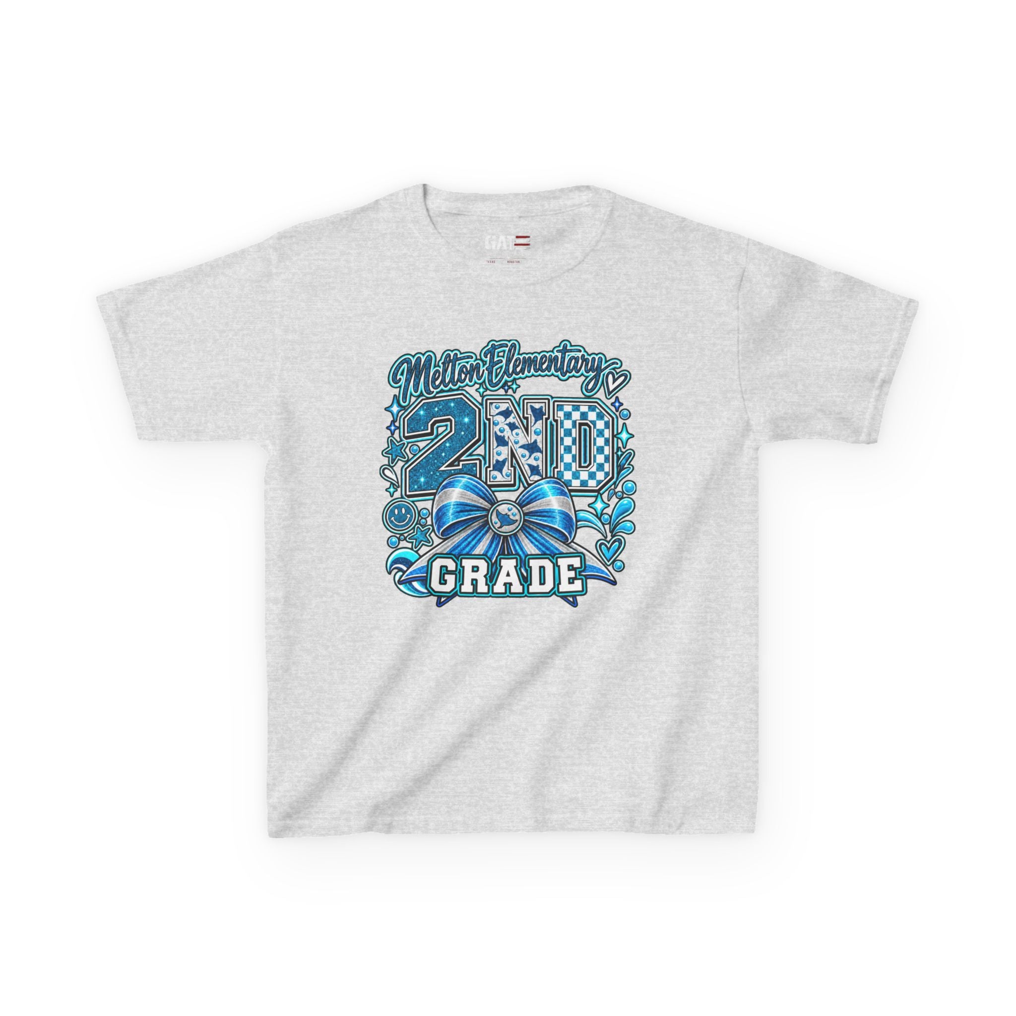 Melton 2nd Grade Kids T‑Shirt — Ribbon Design