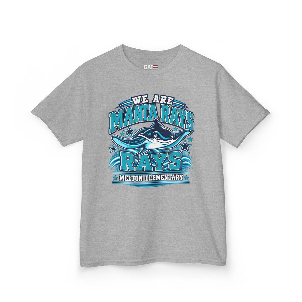 Melton Kids 'We Are Manta Rays' School Spirit T‑Shirt — Melton Elementary