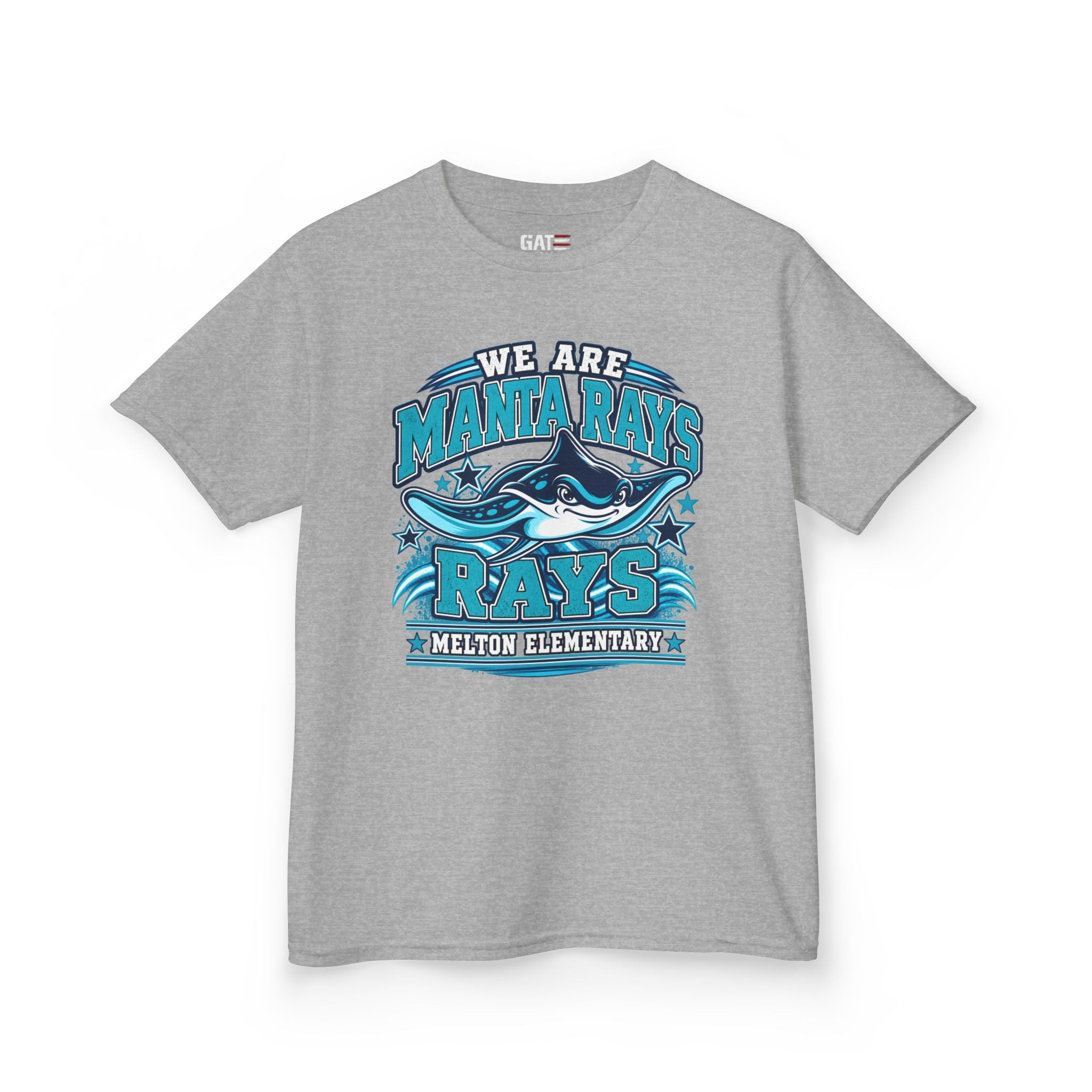 Melton Kids 'We Are Manta Rays' School Spirit T‑Shirt — Melton Elementary