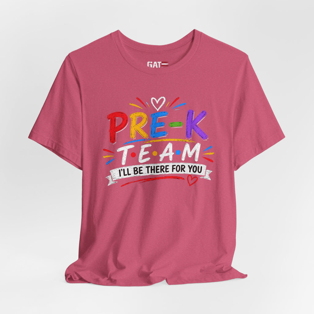 Pre-K Team Tee, Teacher Squad Shirt, Color Dot Inspired Teacher Shirt, Grade Level Team Gift, School Staff Apparel, Friends Theme