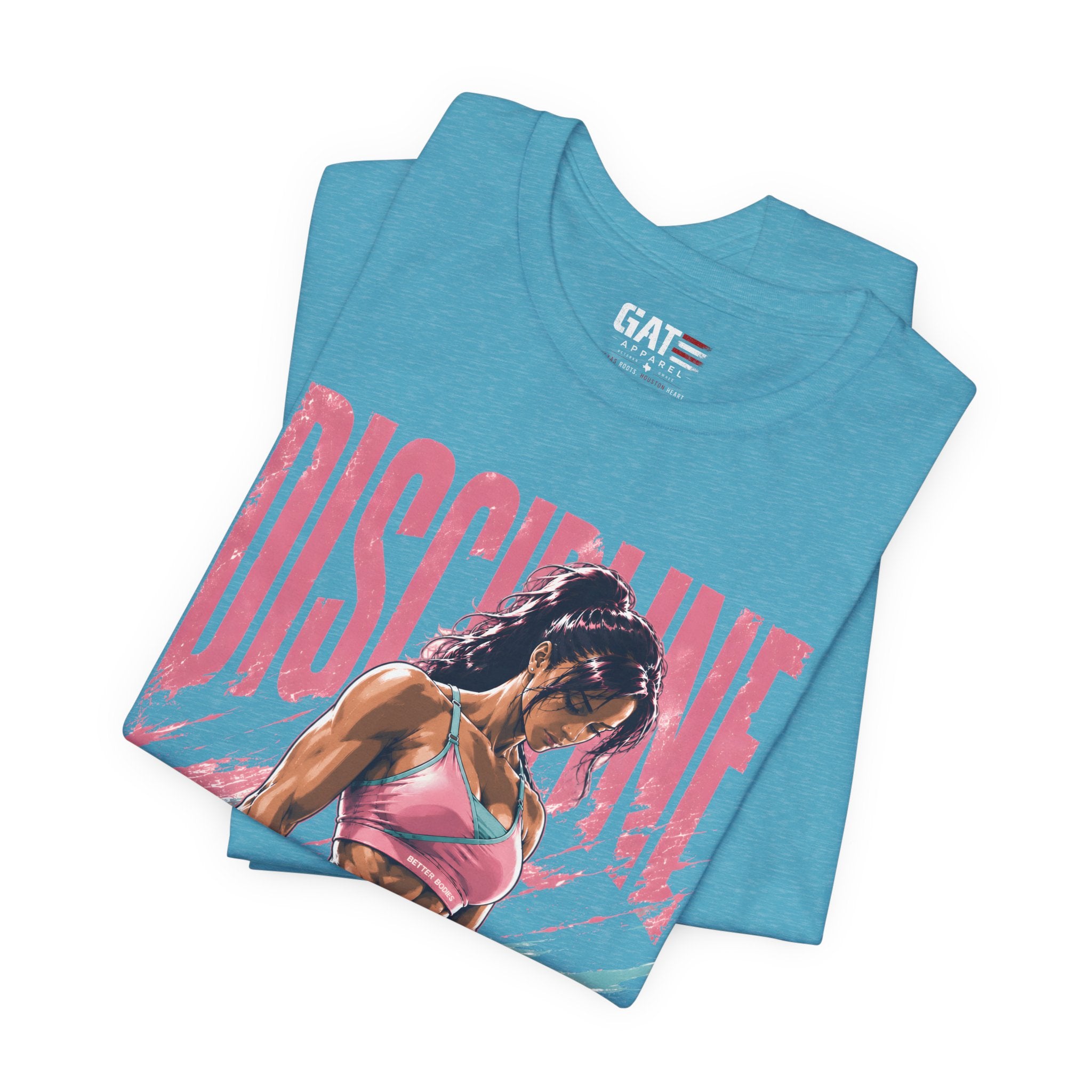 Discipline Looks Good On You Shirt, Women's Gym Shirt, Motivational Workout Tee, Fitness Graphic T Shirt, Cute Gym Apparel, Weightlifting
