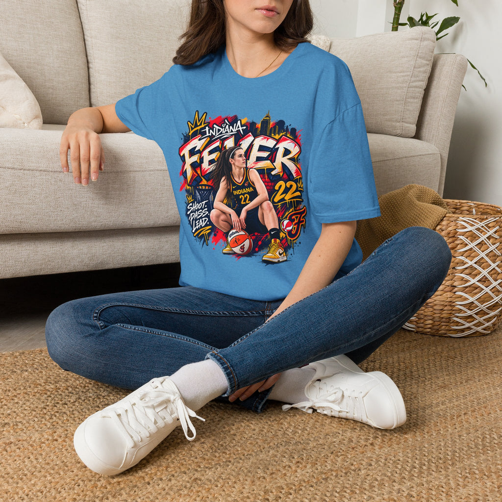 Caitlin Clark Indiana Fever WNBA Basketball Graphic T Shirt Women's Fan Tee