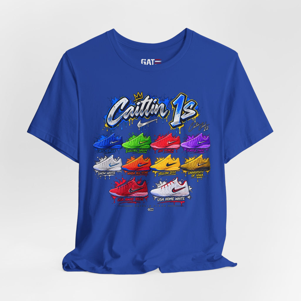 Caitlin Clark Caitlin 1s Sneaker Shirt | Indiana Fever Tee