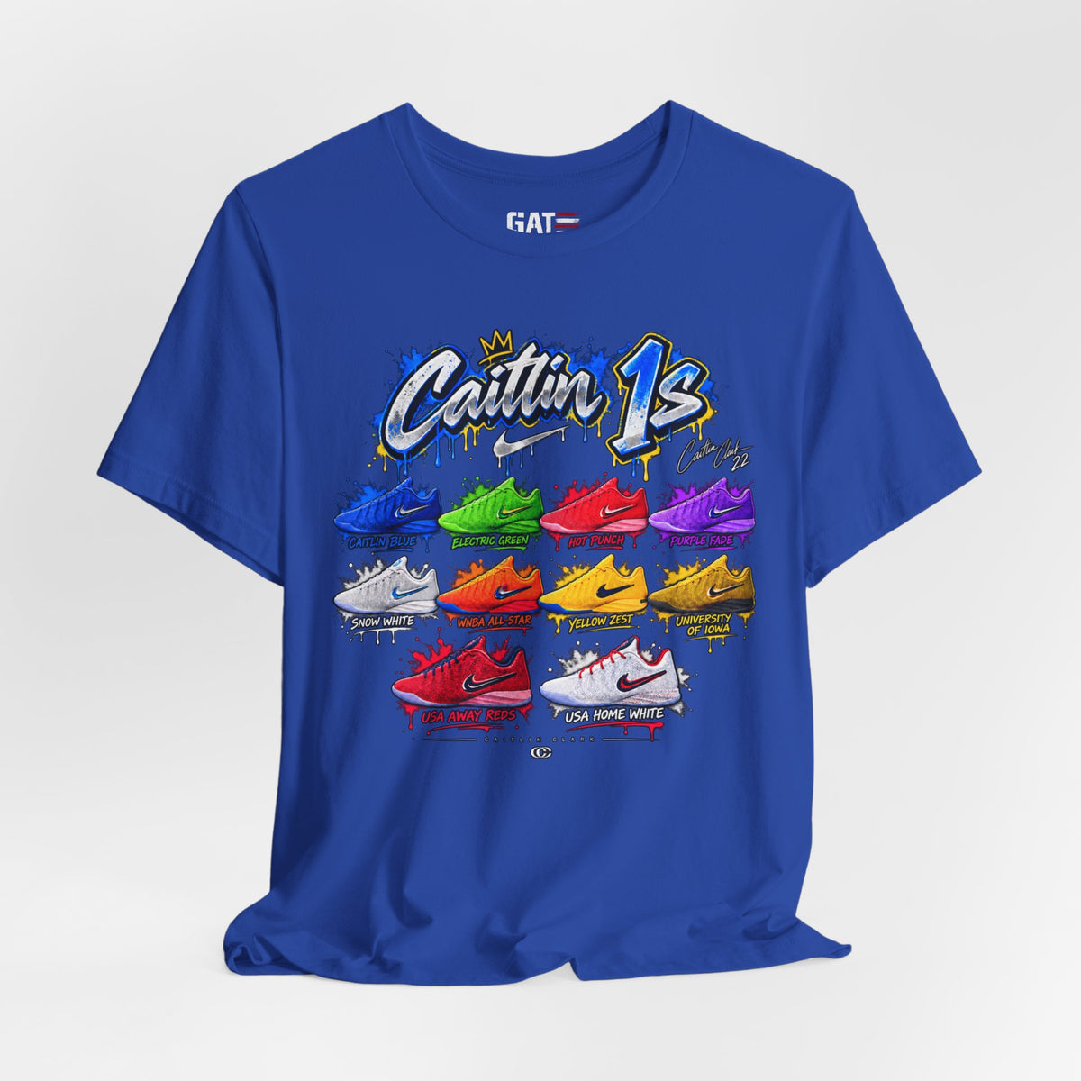 Caitlin Clark Caitlin 1s Sneaker Shirt | Indiana Fever Tee