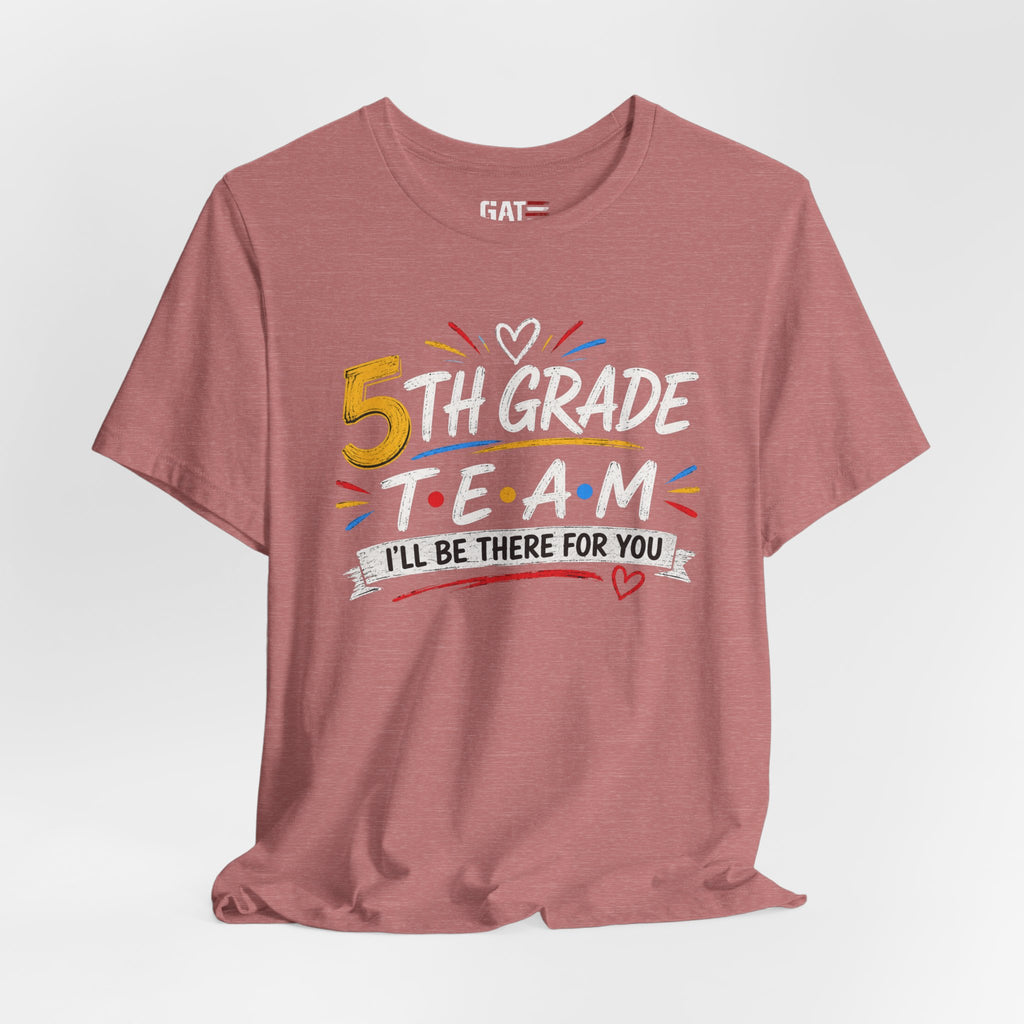 5th Grade Team Tee, Teacher Squad Shirt, Color Dot Inspired Teacher Shirt, Grade Level Team Gift, School Staff Apparel, Friends Theme