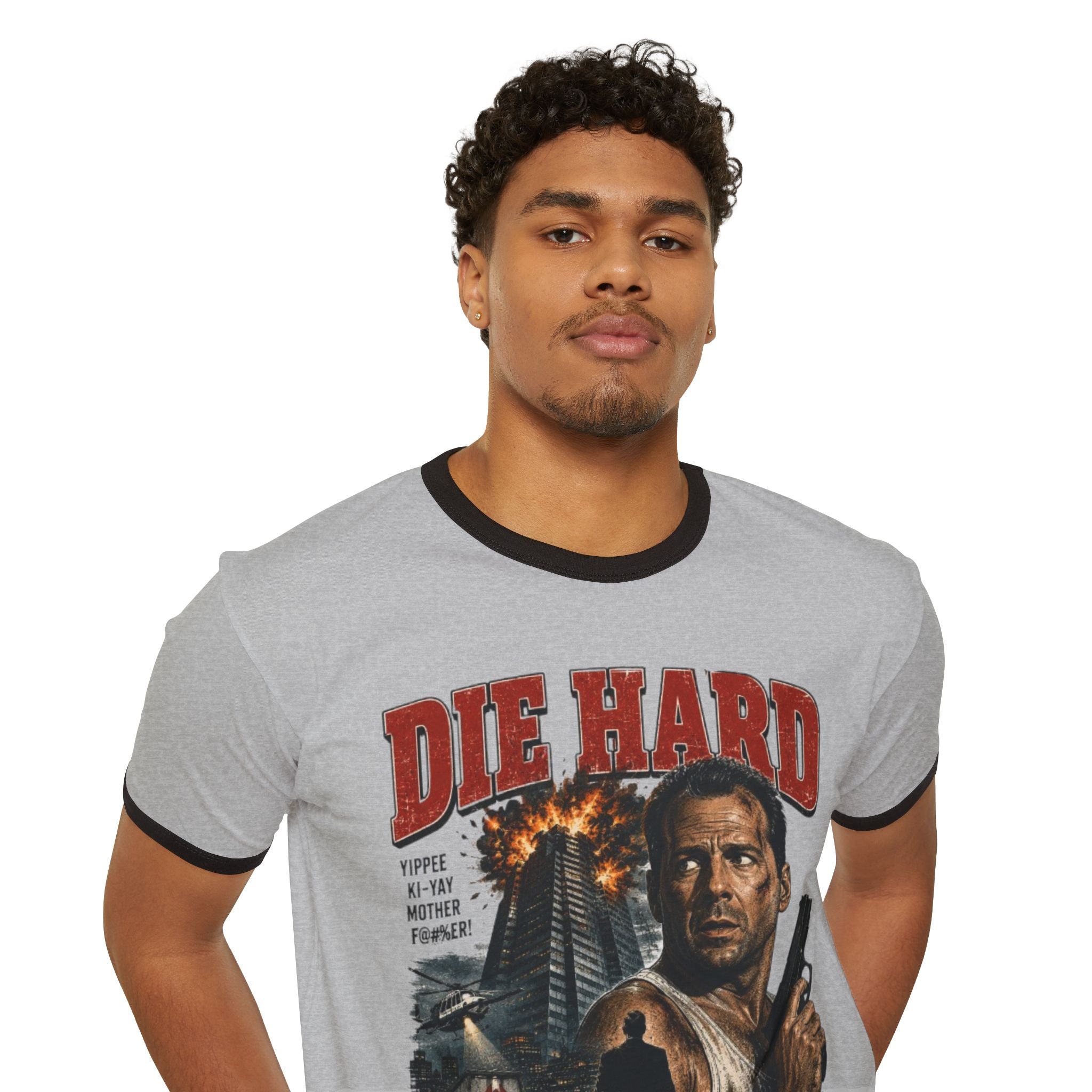 Die Hard Movie Ringer T-Shirt