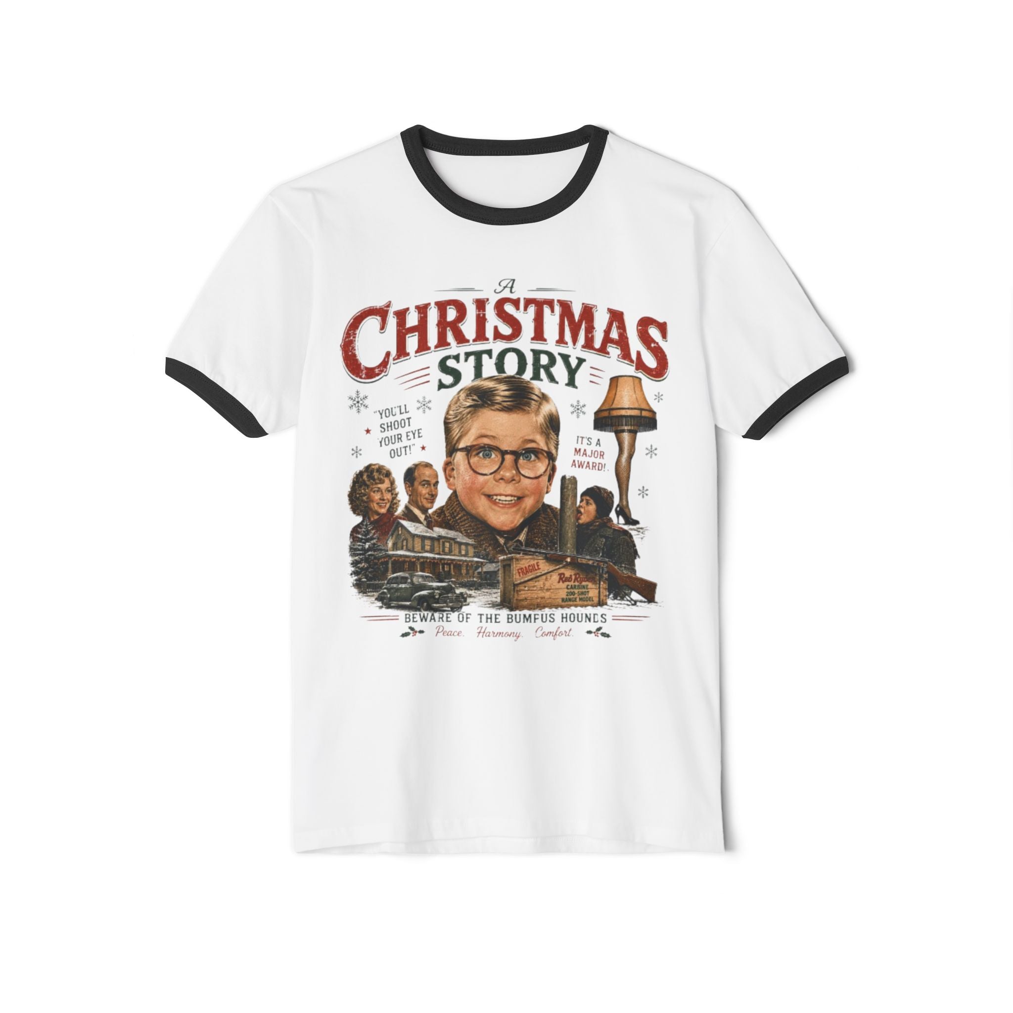 A Christmas Story Ringer T-Shirt — Retro Holiday Movie Tee