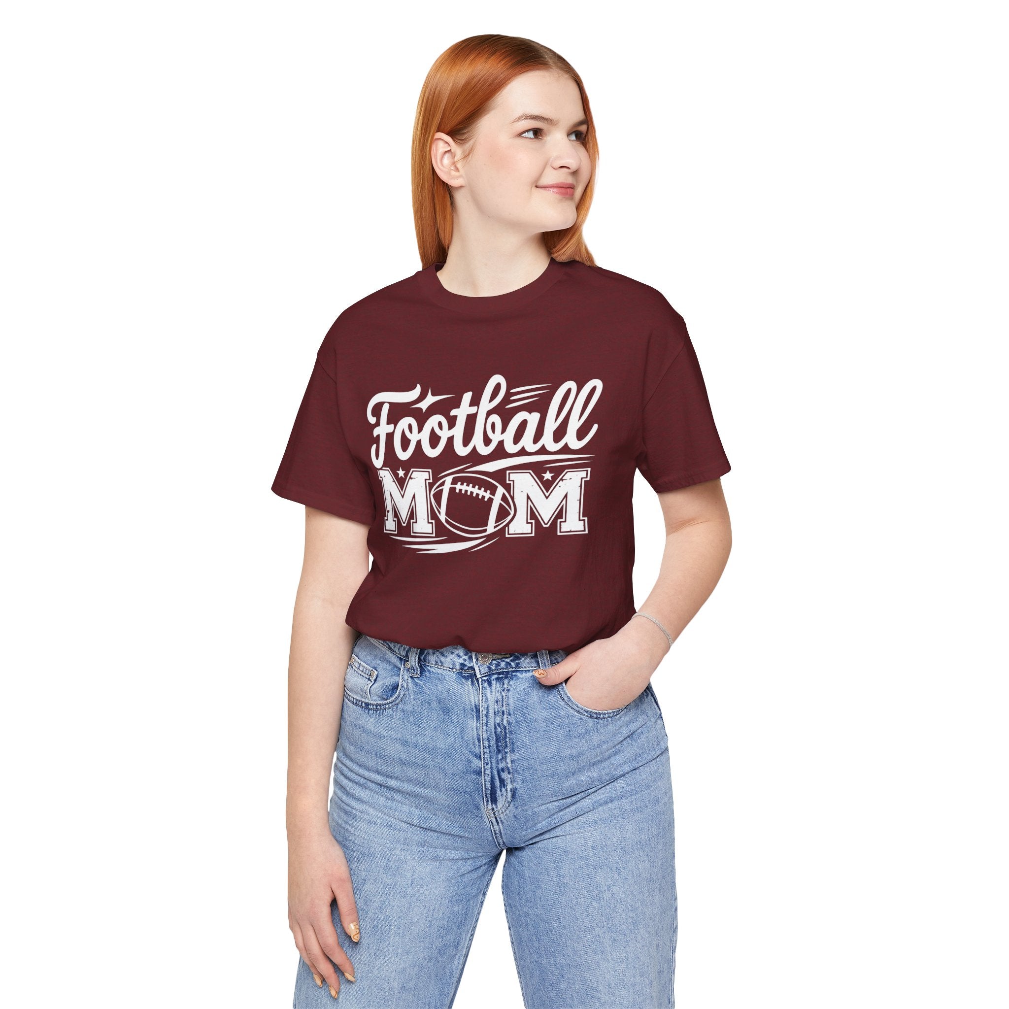 Football Mom Personalized Shirt Custom Player Name Number Game Day Tee