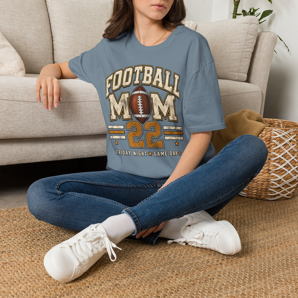 Football Mom Personalized Shirt Custom Player Name Number Game Day Tee