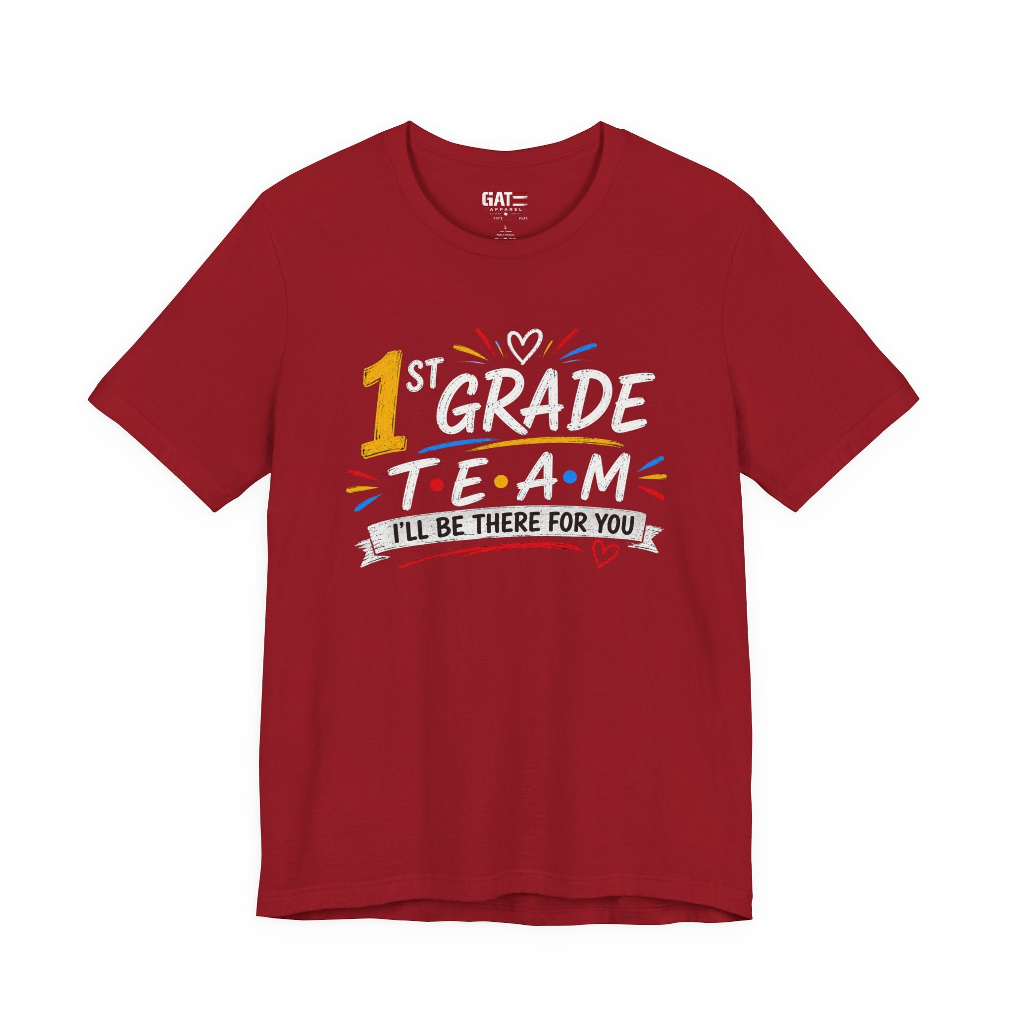 1st Grade Team Tee, Teacher Squad Shirt, Color Dot Inspired Teacher Shirt, Grade Level Team Gift, School Staff Apparel, Friends Theme