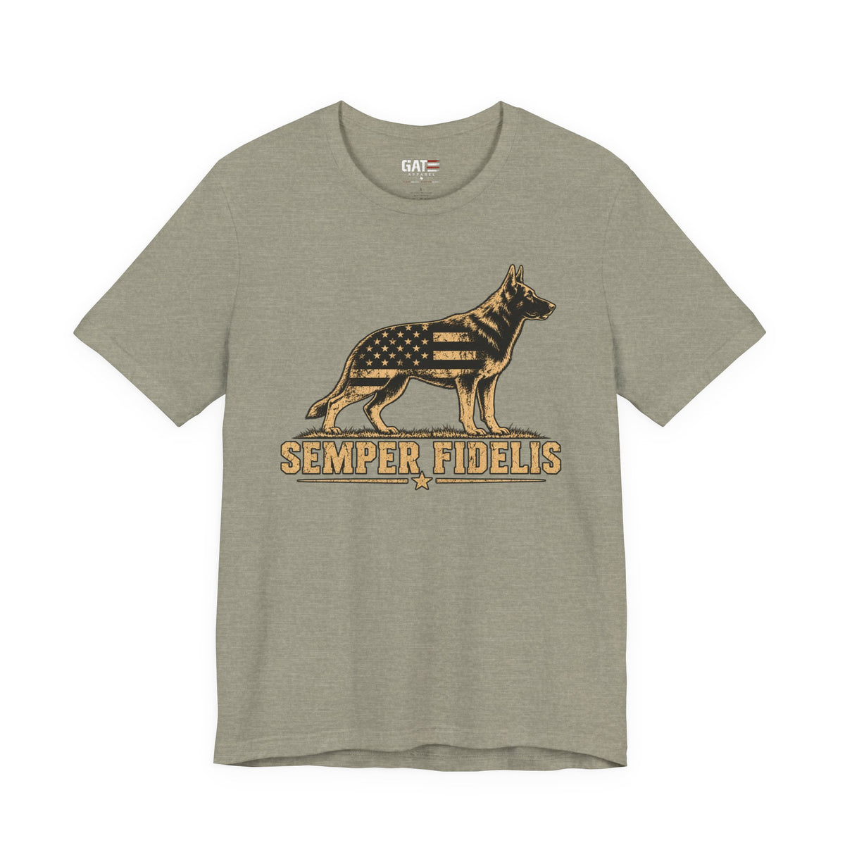 Semper Fidelis German Shepherd Shirt | Military K9 Tee
