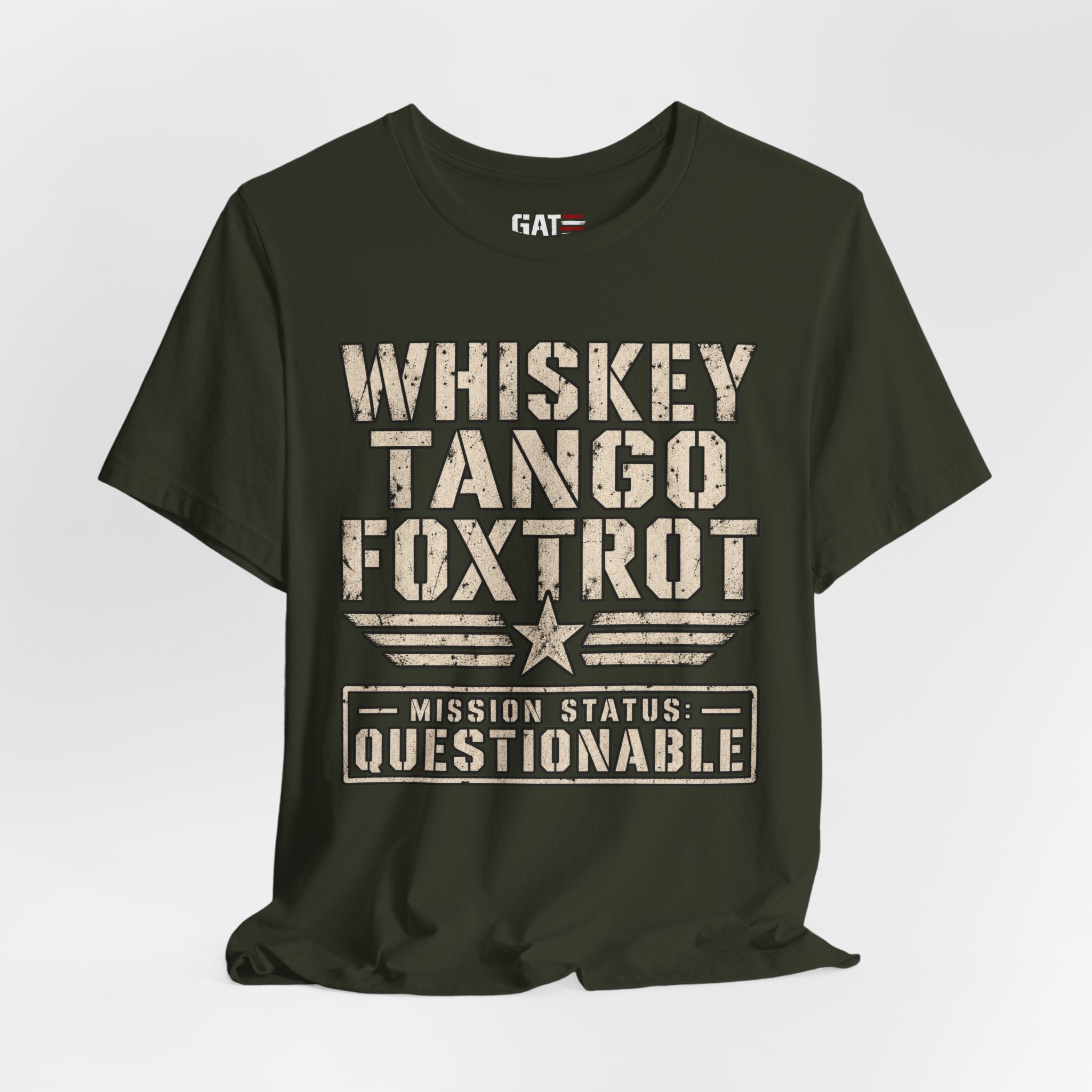 Whiskey Tango Foxtrot Tee – Mission Status: Questionable