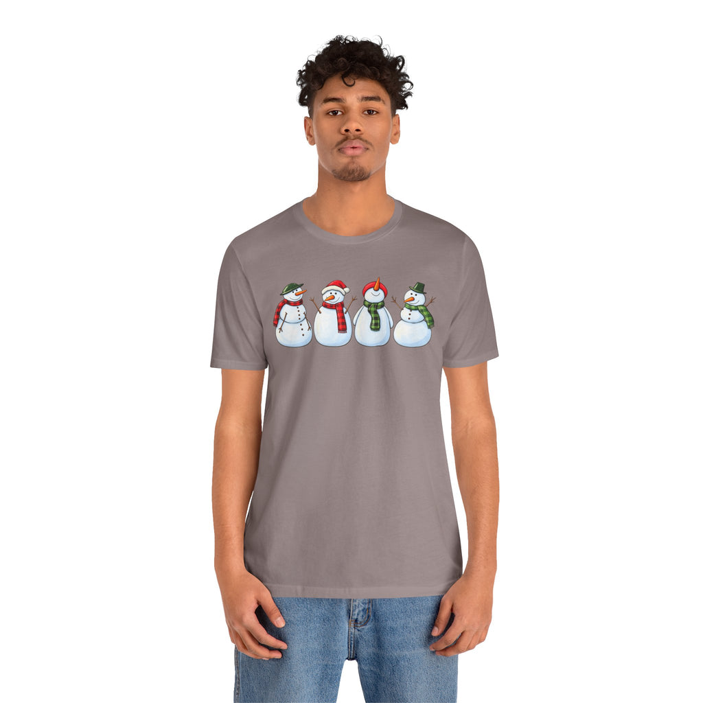 Snowman Winter Graphic T-Shirt - product mockup view 21