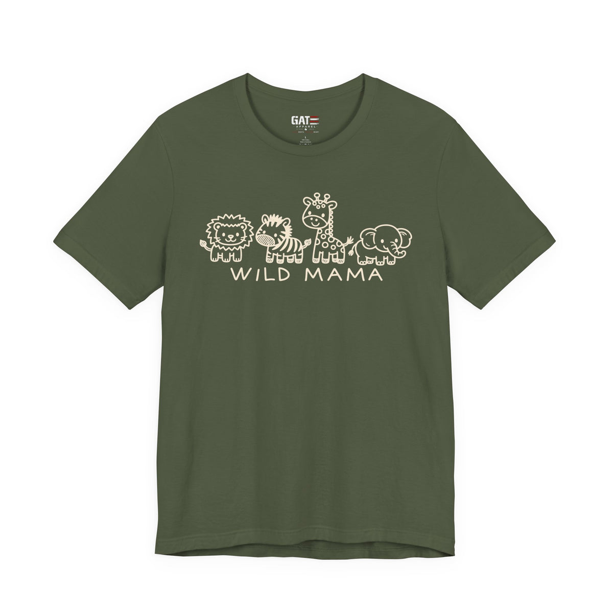 Wild Mama T-Shirt – Cute Baby Animal Graphic Tee for Moms - product image 11