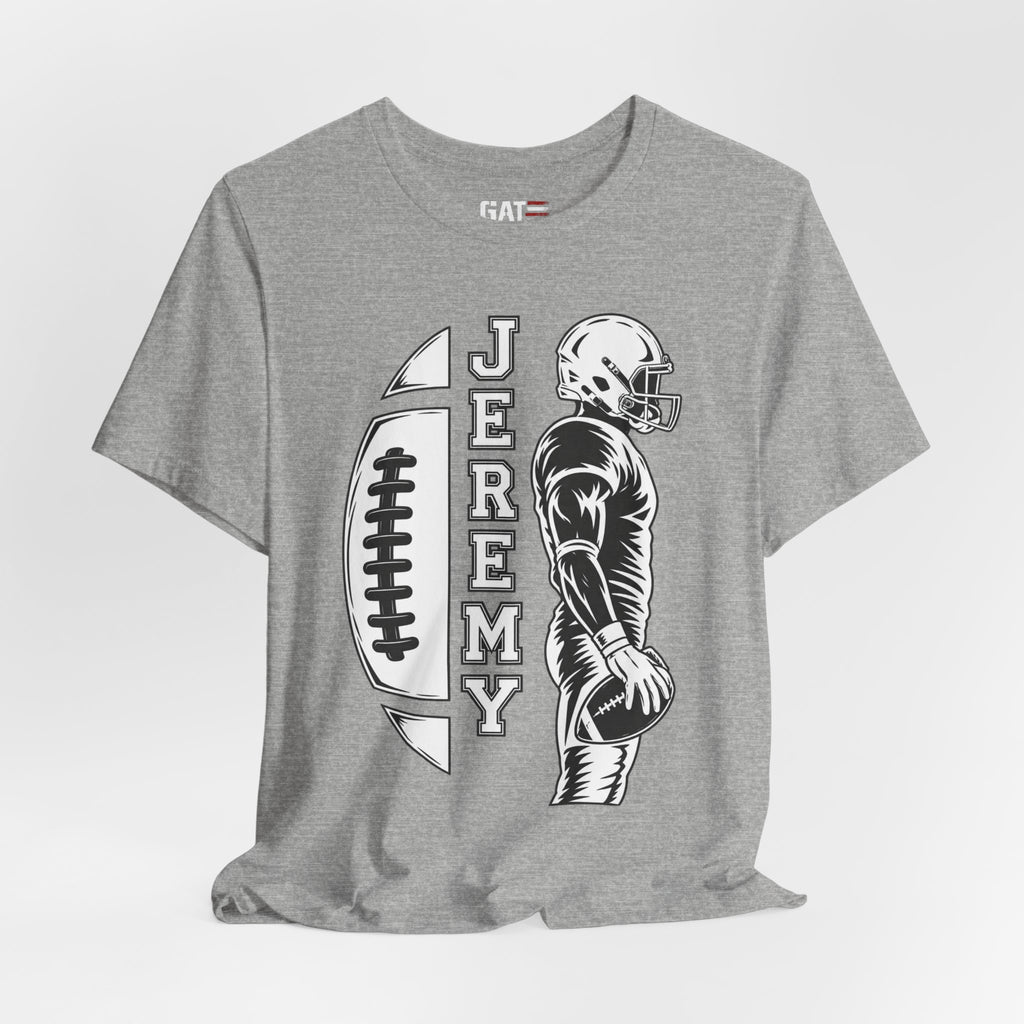 Football Mom Personalized Shirt Custom Player Name Number Game Day Tee