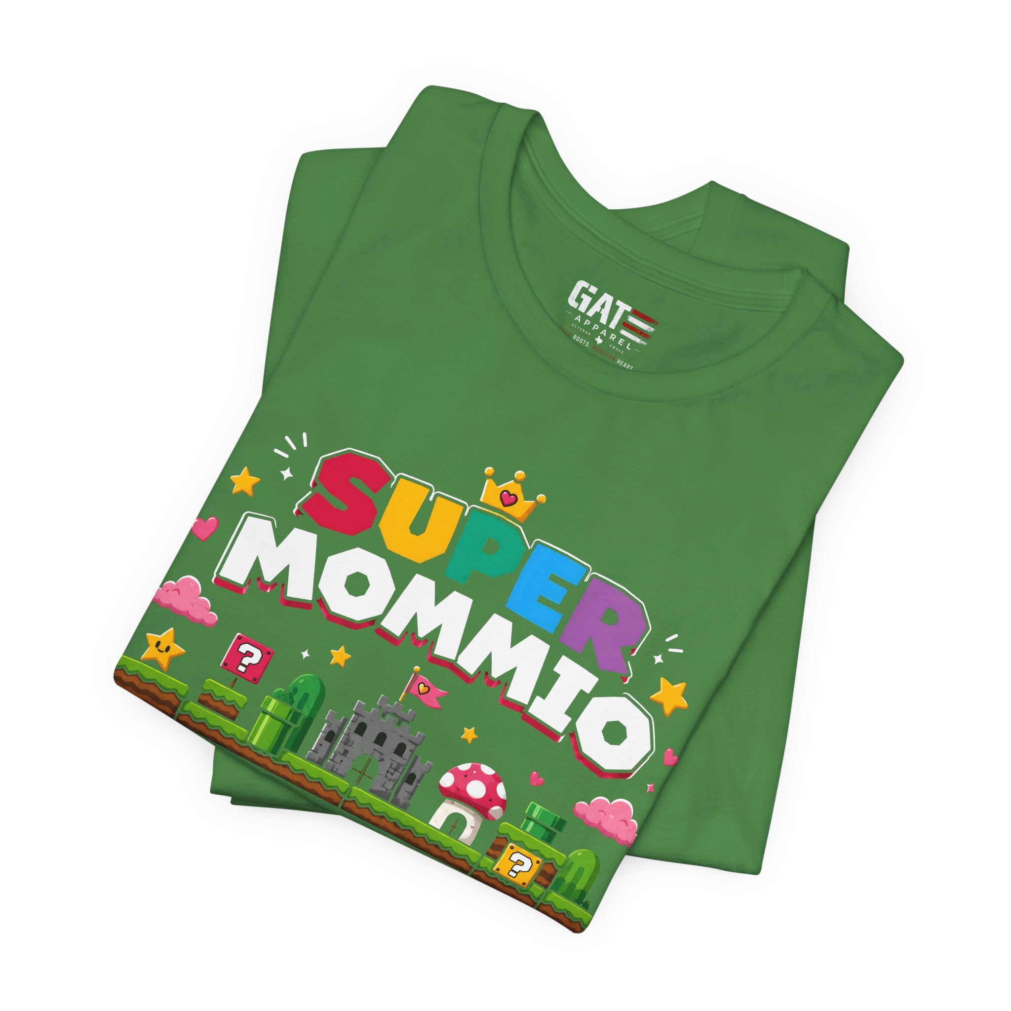 Super Mommio pixel game design T-Shirt | Retro video game mom tee
