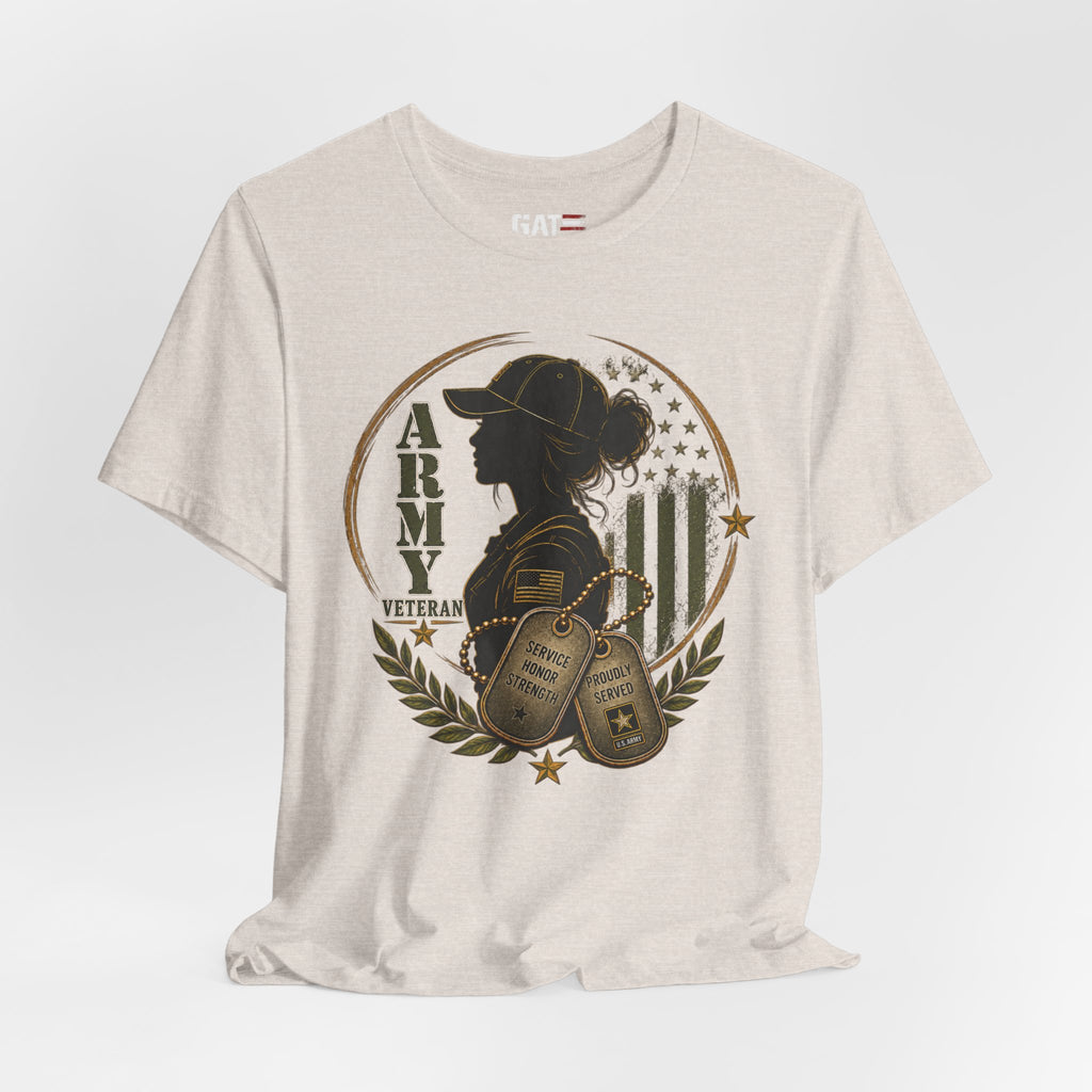 Female Vet Army Veteran Women’s Tee