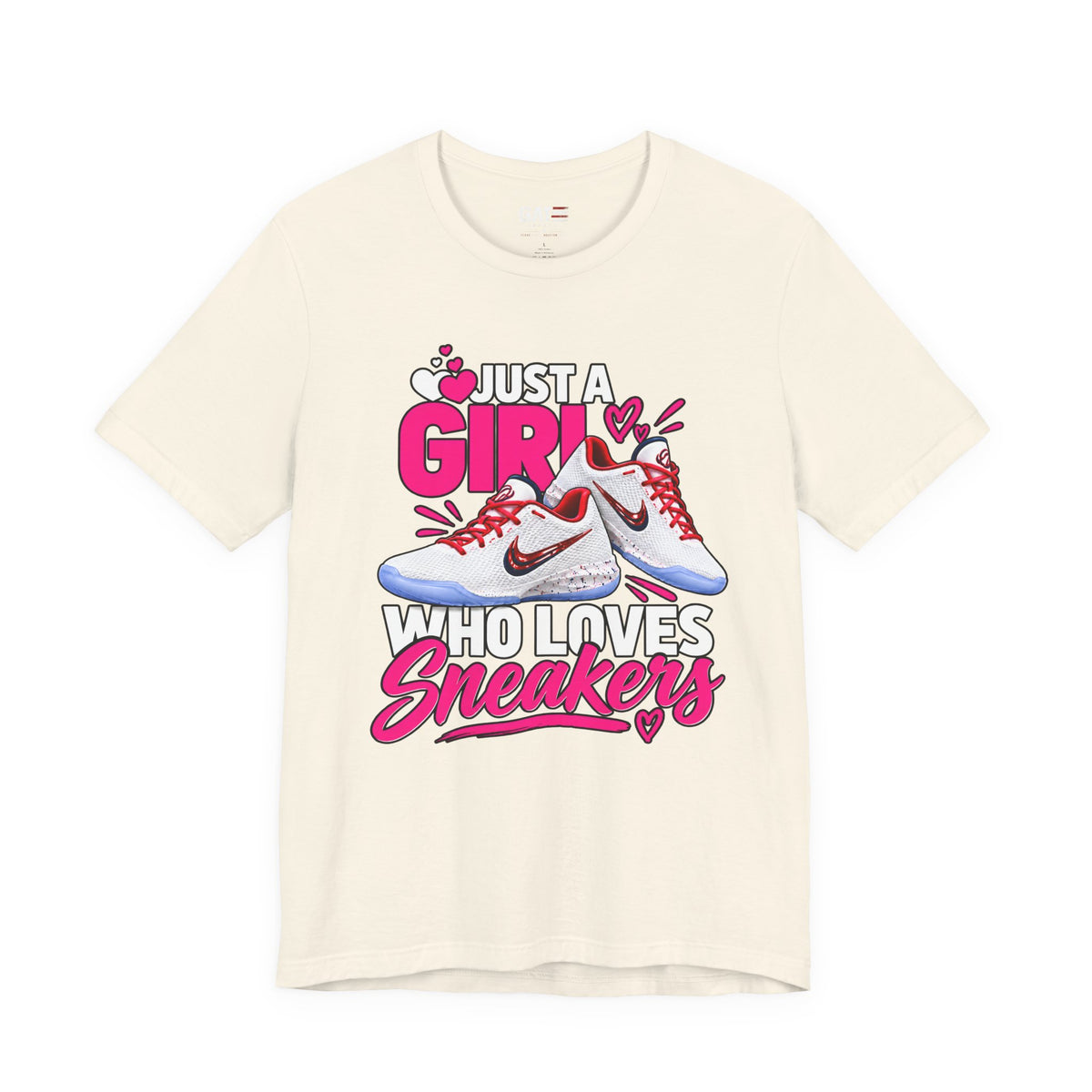 Caitlin Clark Caitlin 1s Just a Girl Sneaker Shirt | Style 4