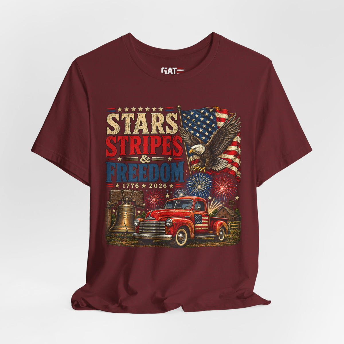 Stars Stripes & Freedom Shirt | Patriotic American Tee
