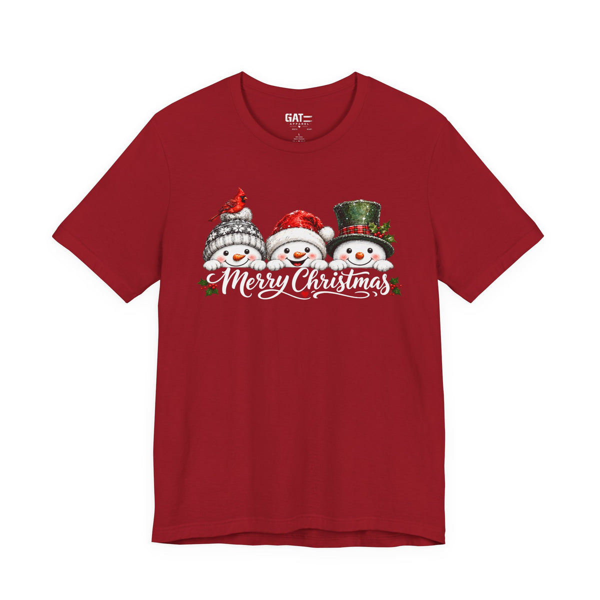 Merry Christmas Snowman Shirt - product mockup view 13