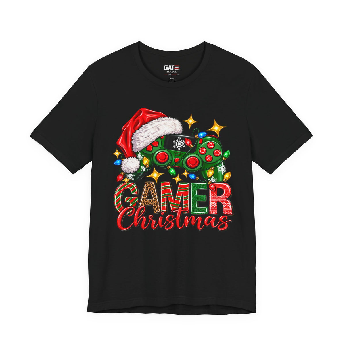 Gamer Christmas T-Shirt | Holiday Gaming Graphic Tee - product image 1