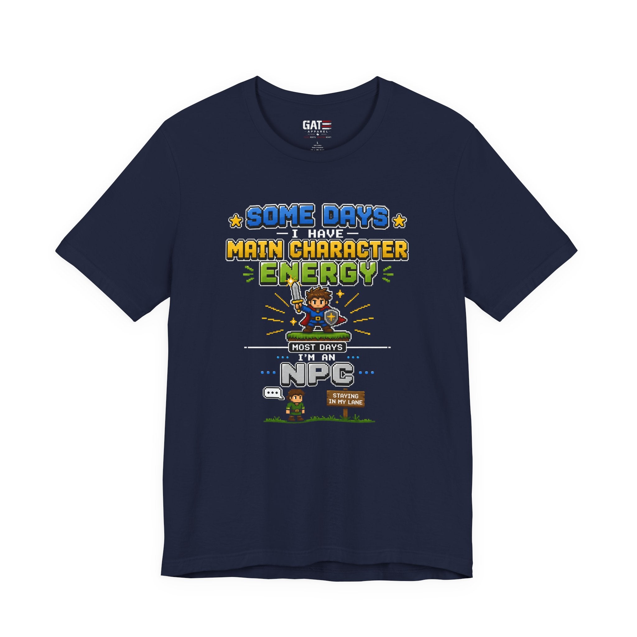 Main Character Energy Shirt | Retro Gaming Tee