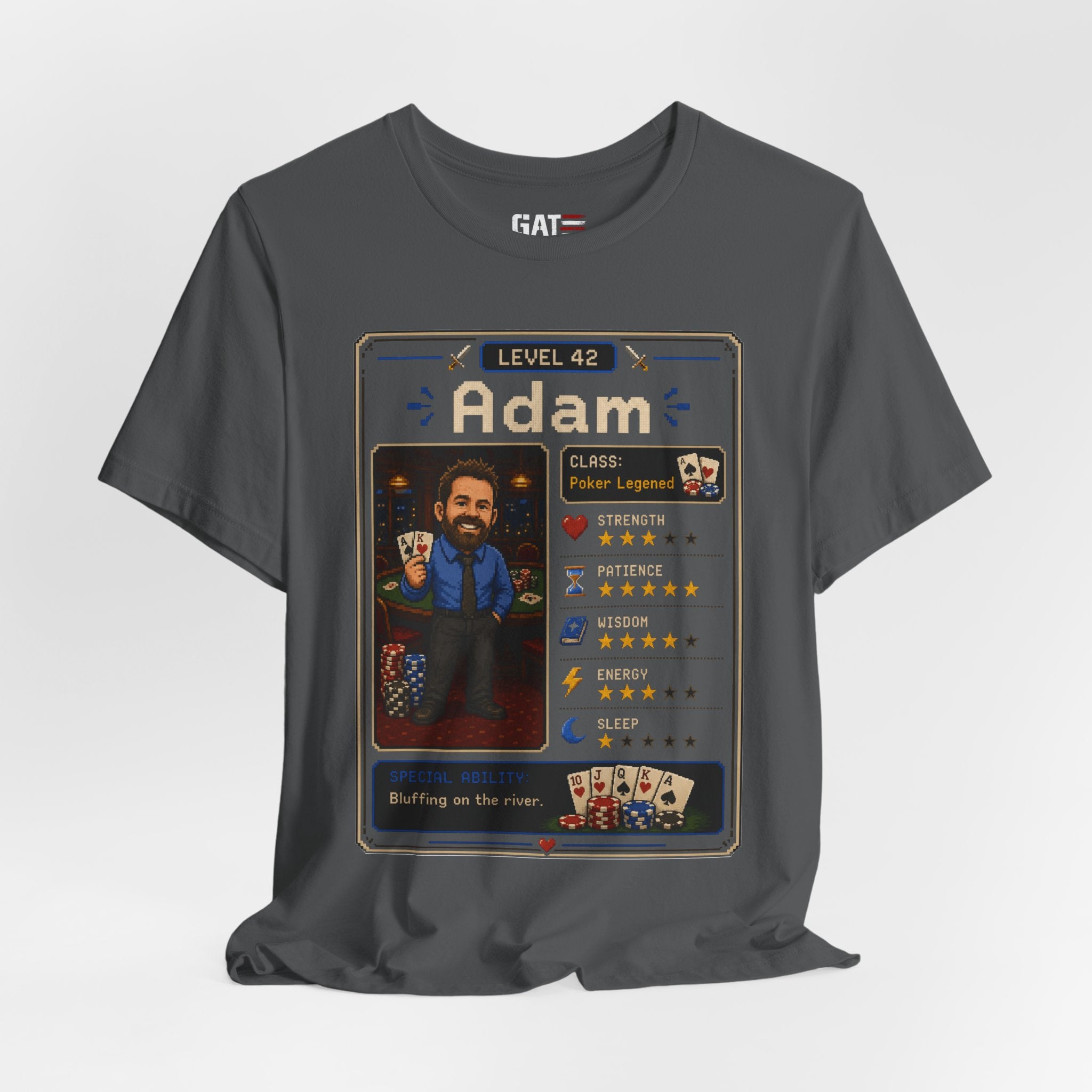 Custom RPG Character Shirt| Personalized Gamer Tee