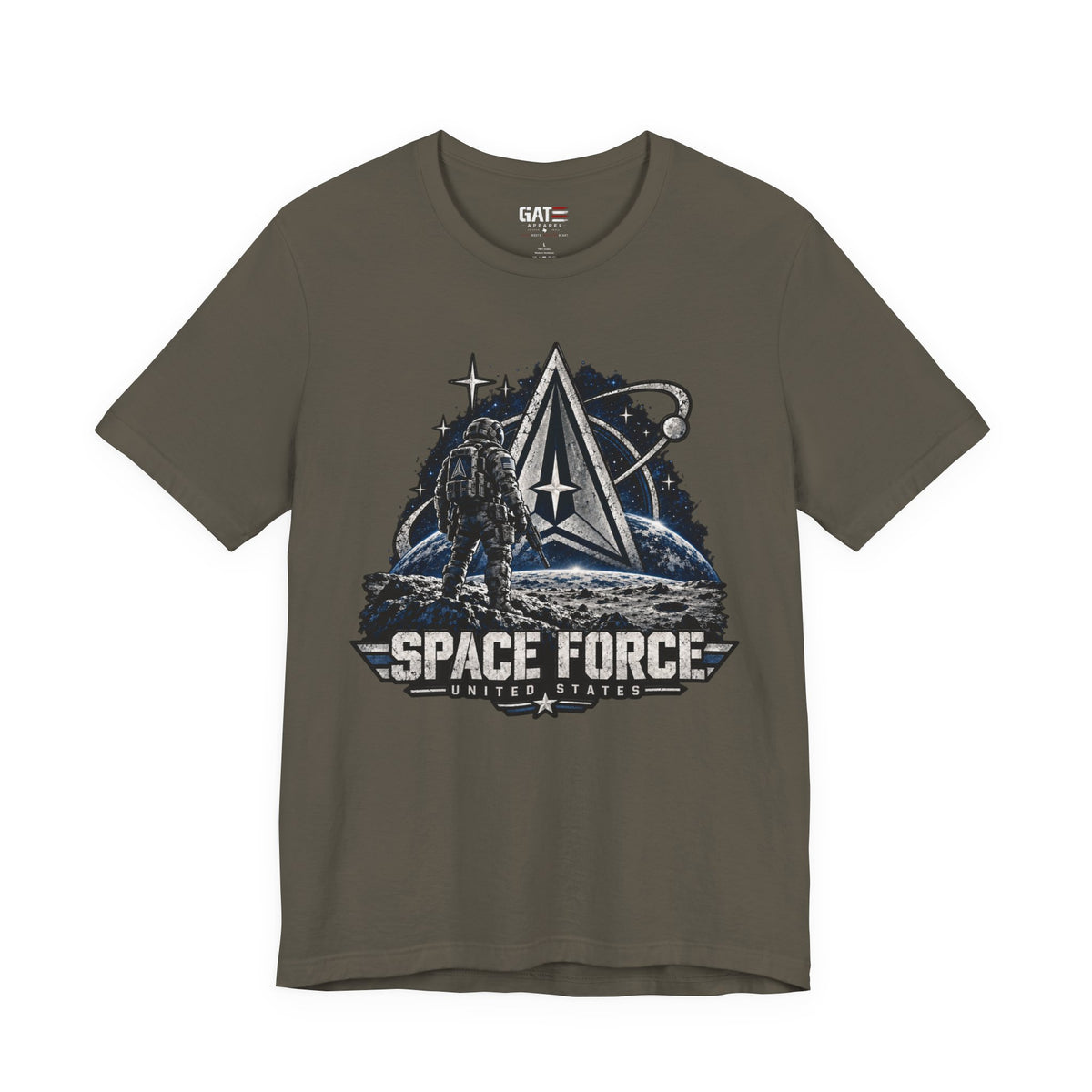 Space Force Astronaut Graphic Tee — Vintage Space Exploration T-Shirt