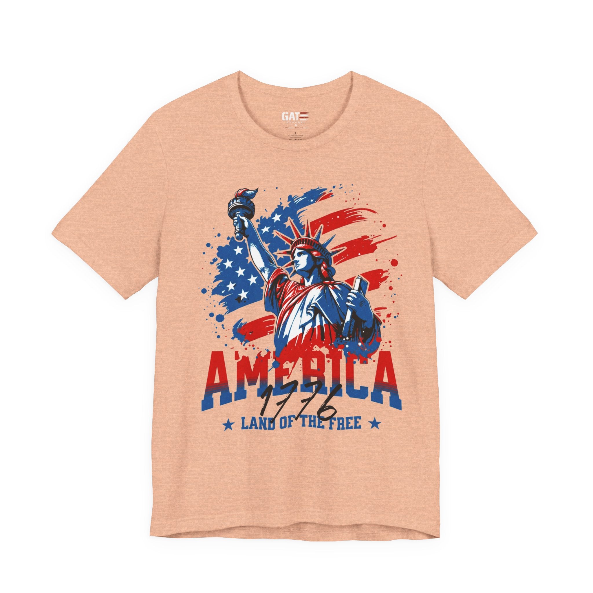 America Statue of Liberty T-Shirt – Land of the Free Patriotic Tee
